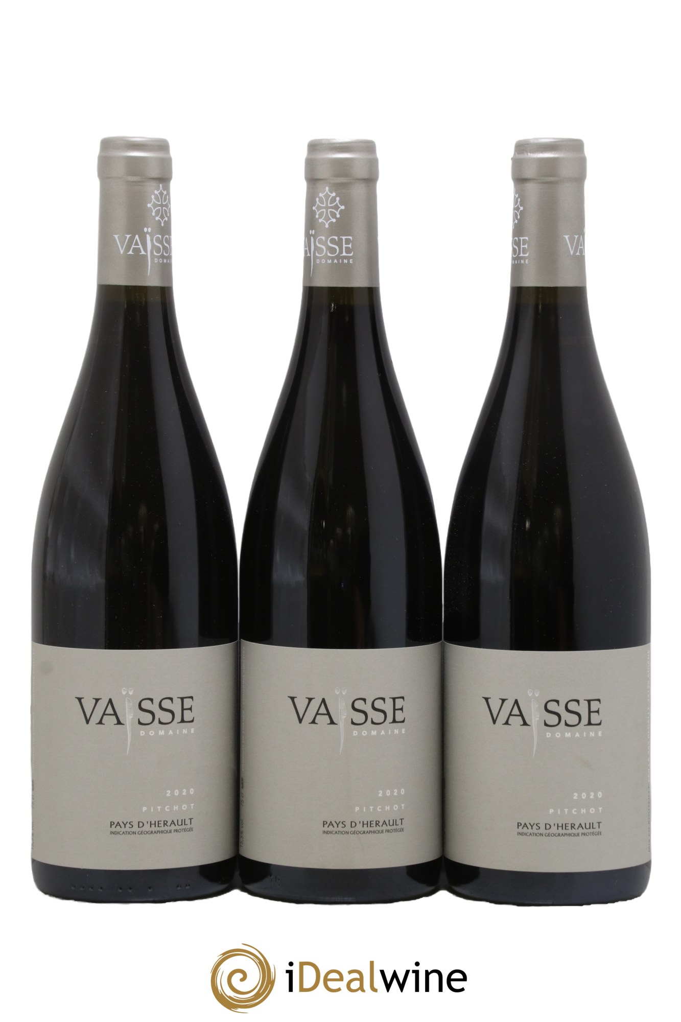 Pays d'Hérault Pitchot Vaisse (Domaine) 2020 - Lot of 3 bottles - 0