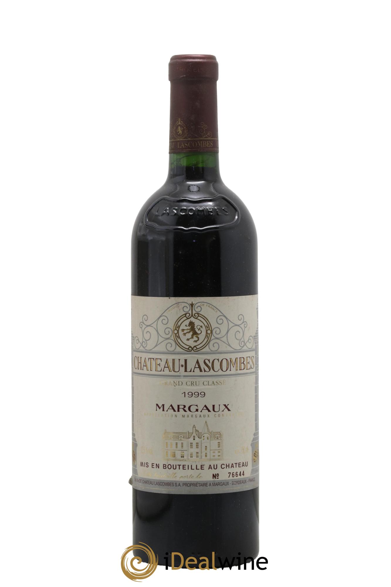 Château Lascombes 2ème Grand Cru Classé 1999 - Lot de 1 bouteille - 0