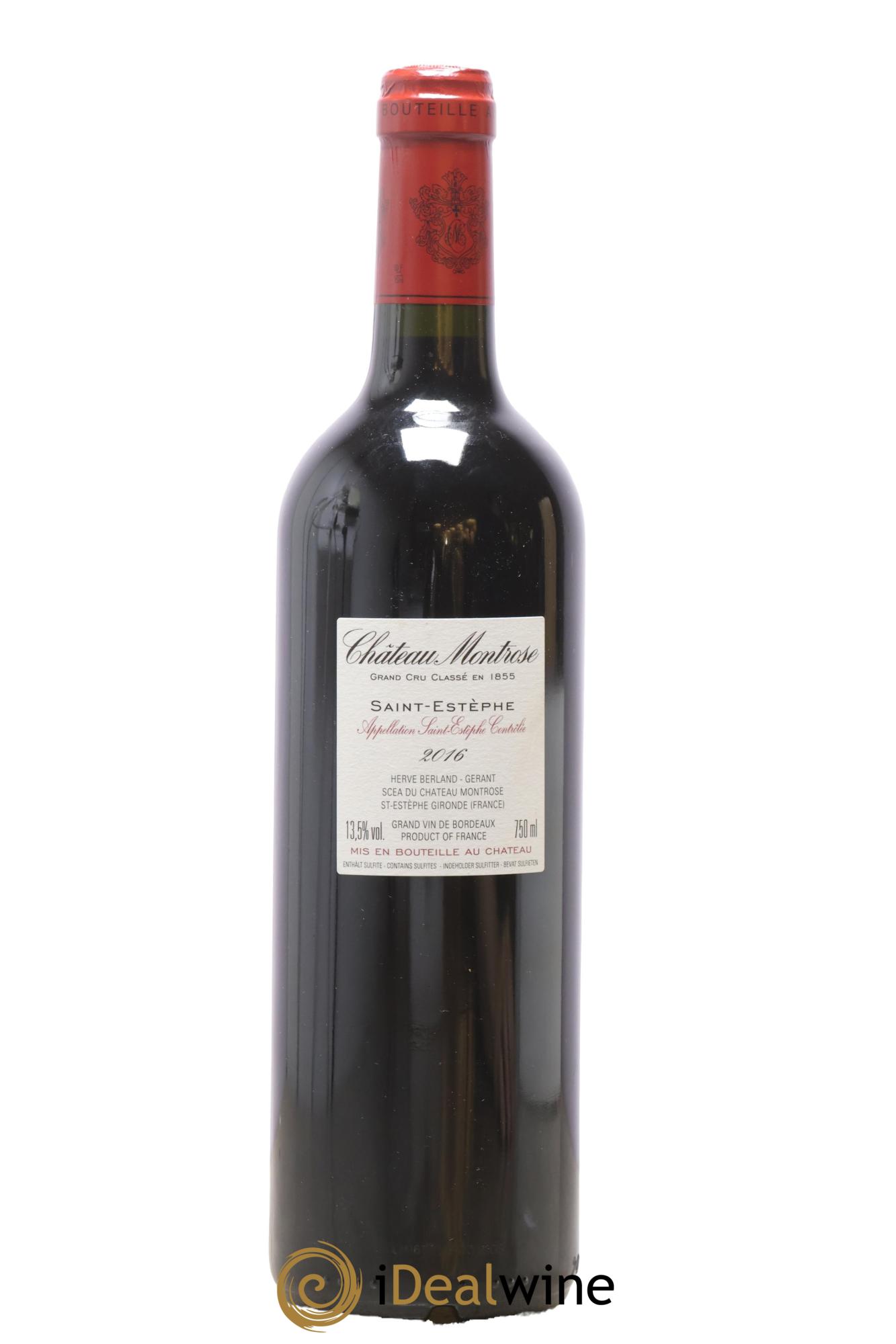 Château Montrose 2ème Grand Cru Classé 2016 - Lot of 1 bottle - 1