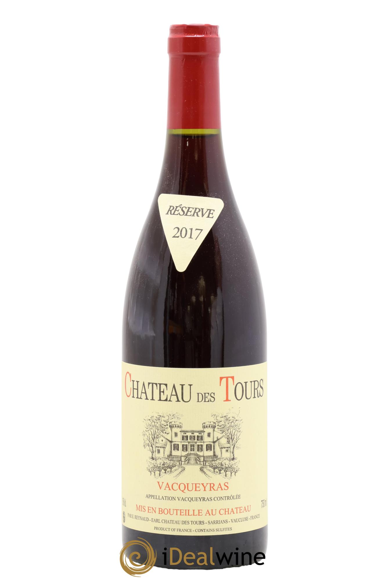 Vacqueyras Château des Tours Emmanuel Reynaud 2017 - Lotto di 1 bottiglia - 0
