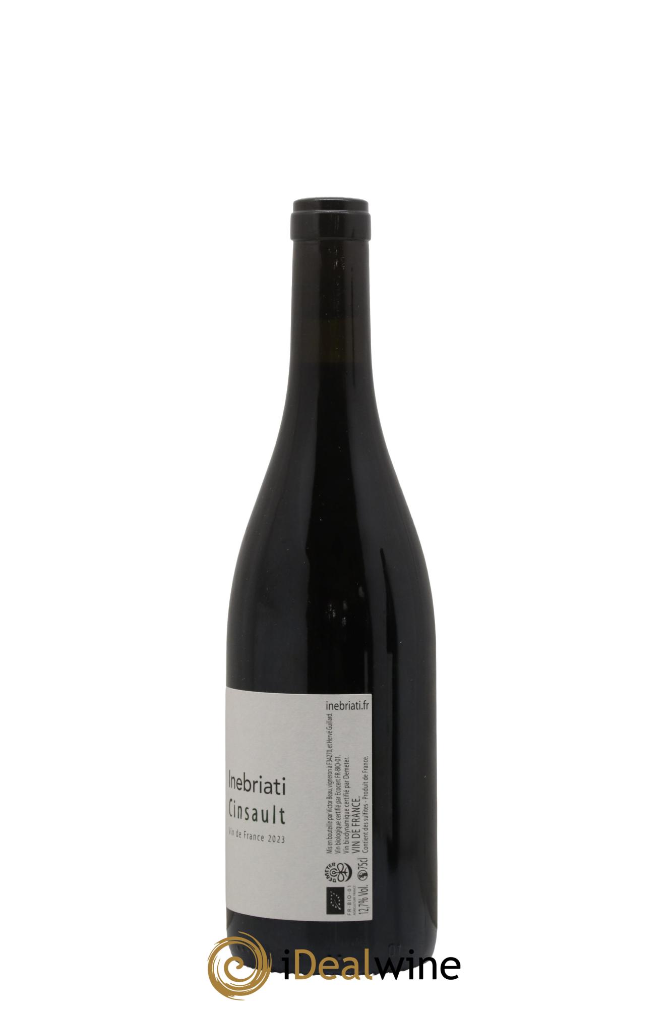 Vin de France Inebriati cinsault 2023 - Lotto di 1 bottiglia - 1