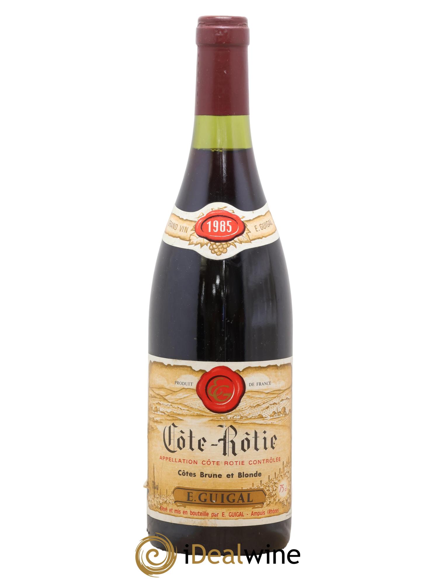 Côte-Rôtie Côtes Brune et Blonde Guigal 1985 - Lot de 1 bouteille - 0