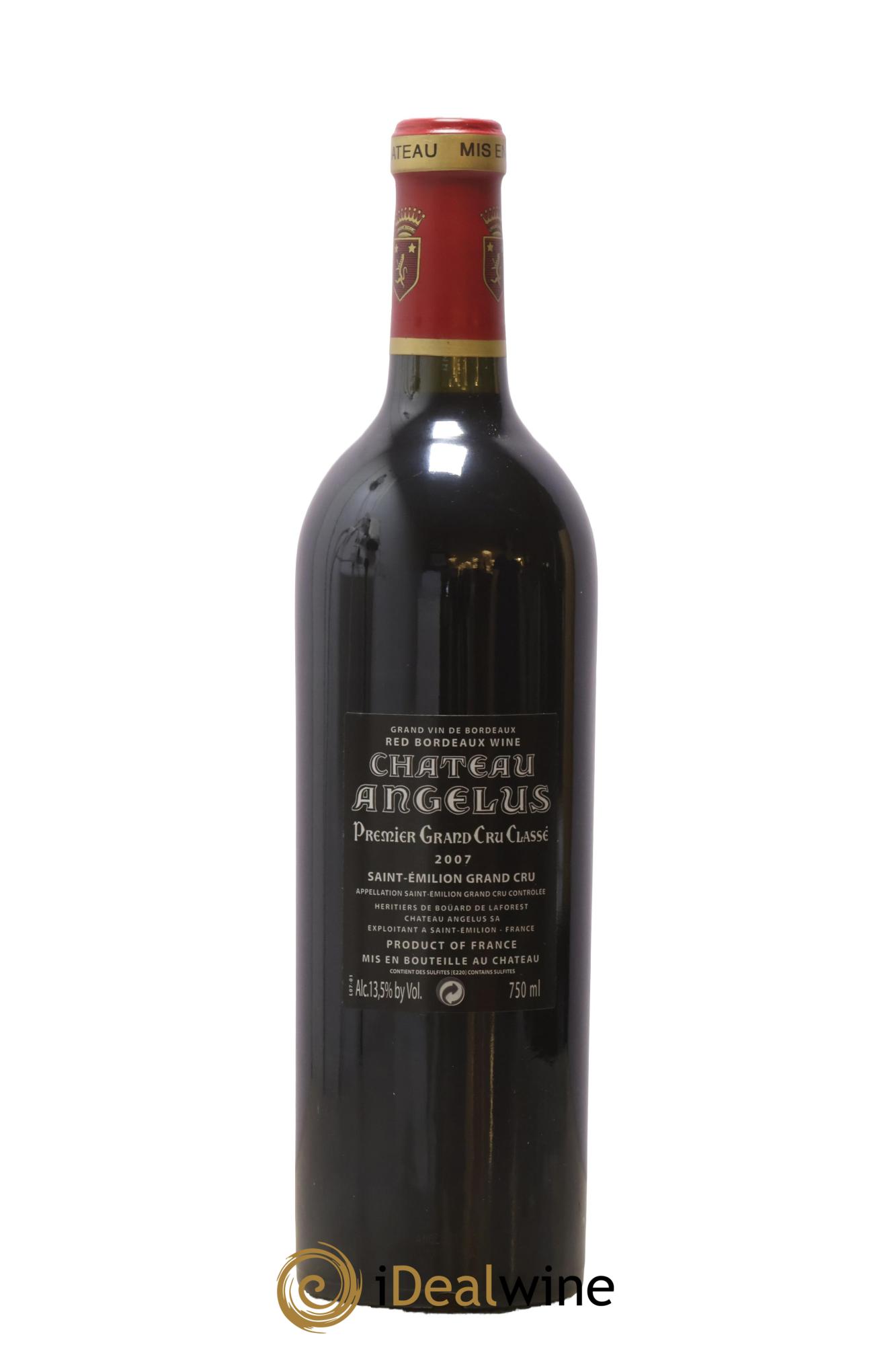 Château Angélus 1er Grand Cru Classé A 2007 - Lot of 1 bottle - 1