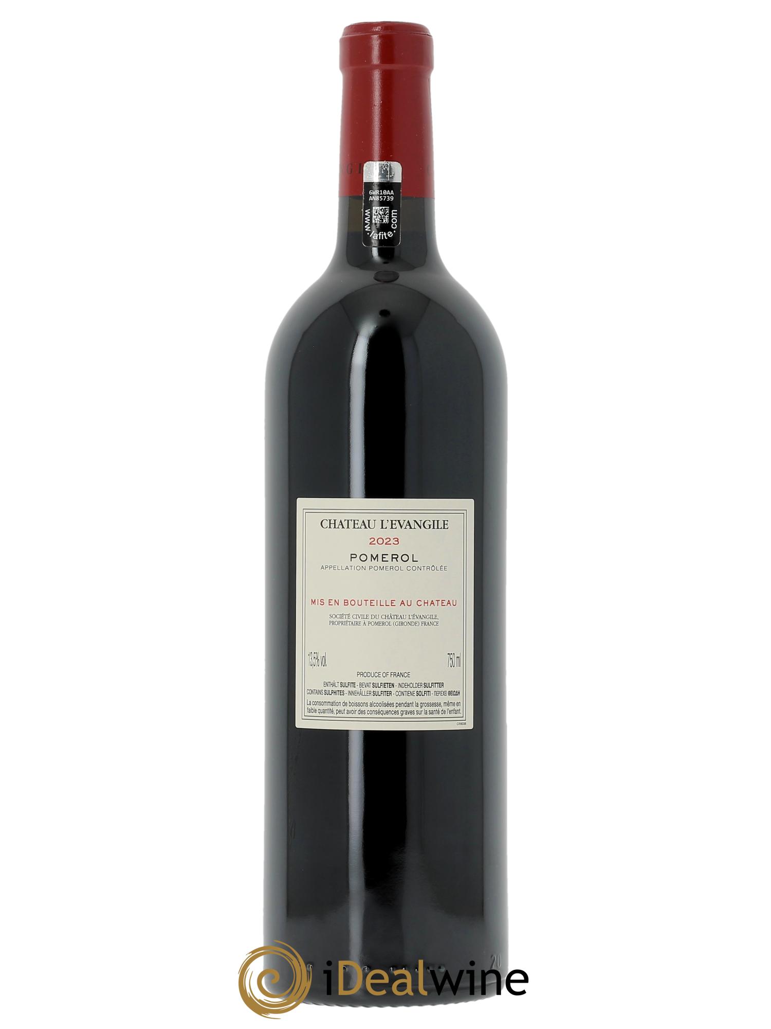Château l' Évangile (CBO à partir de 6 bts) 2023 - Lot de 1 bouteille - 1