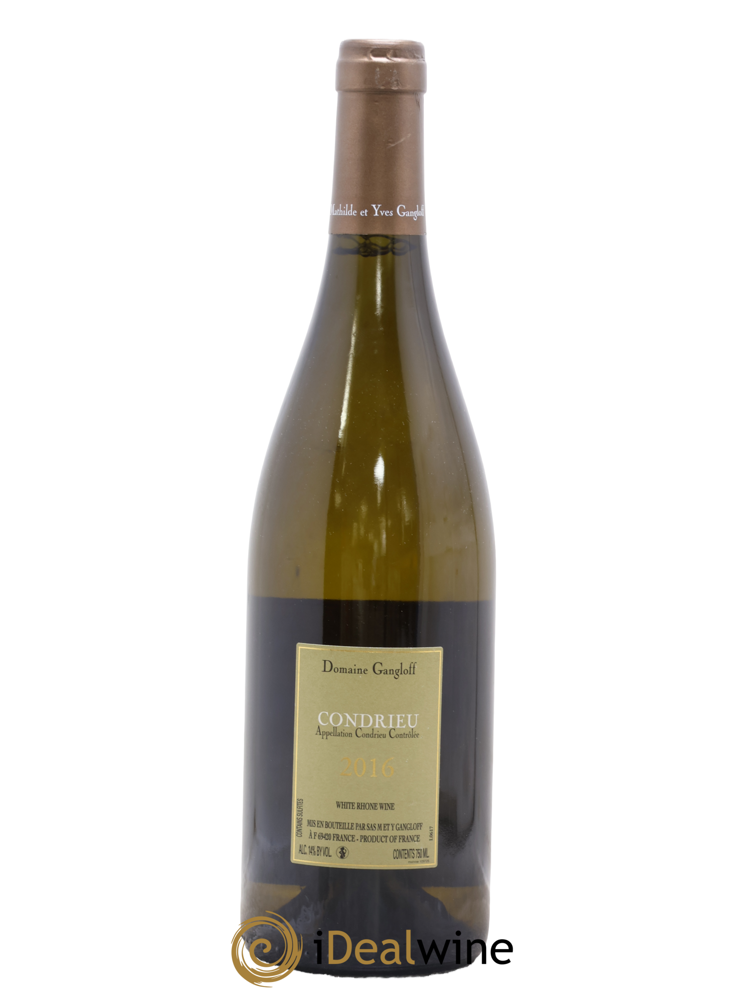 Condrieu Domaine Gangloff (Domaine) 2016 - Lot de 1 bouteille - 1
