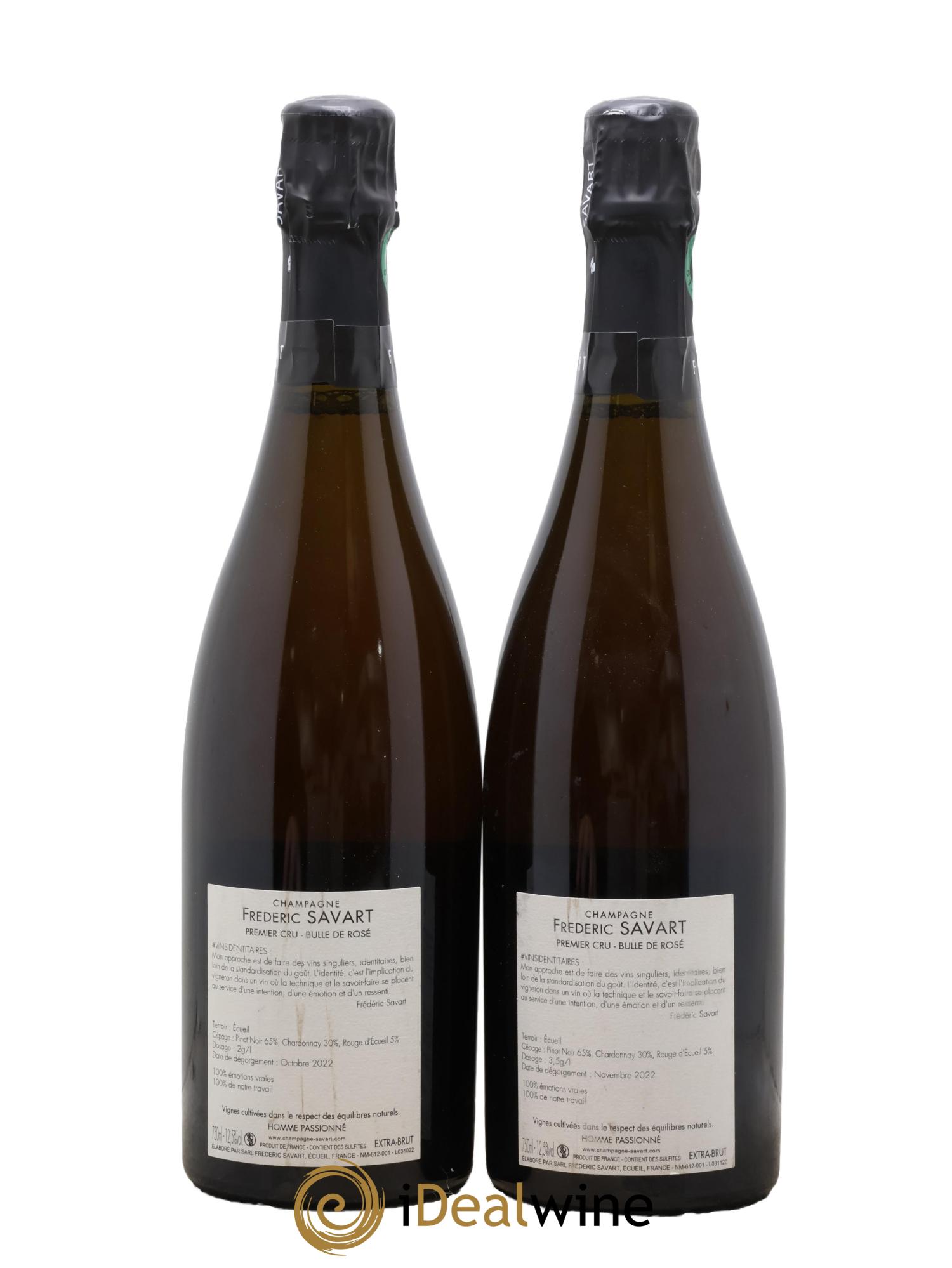 Bulle de Rosé Extra-Brut Savart - Lot of 2 bottles - 1