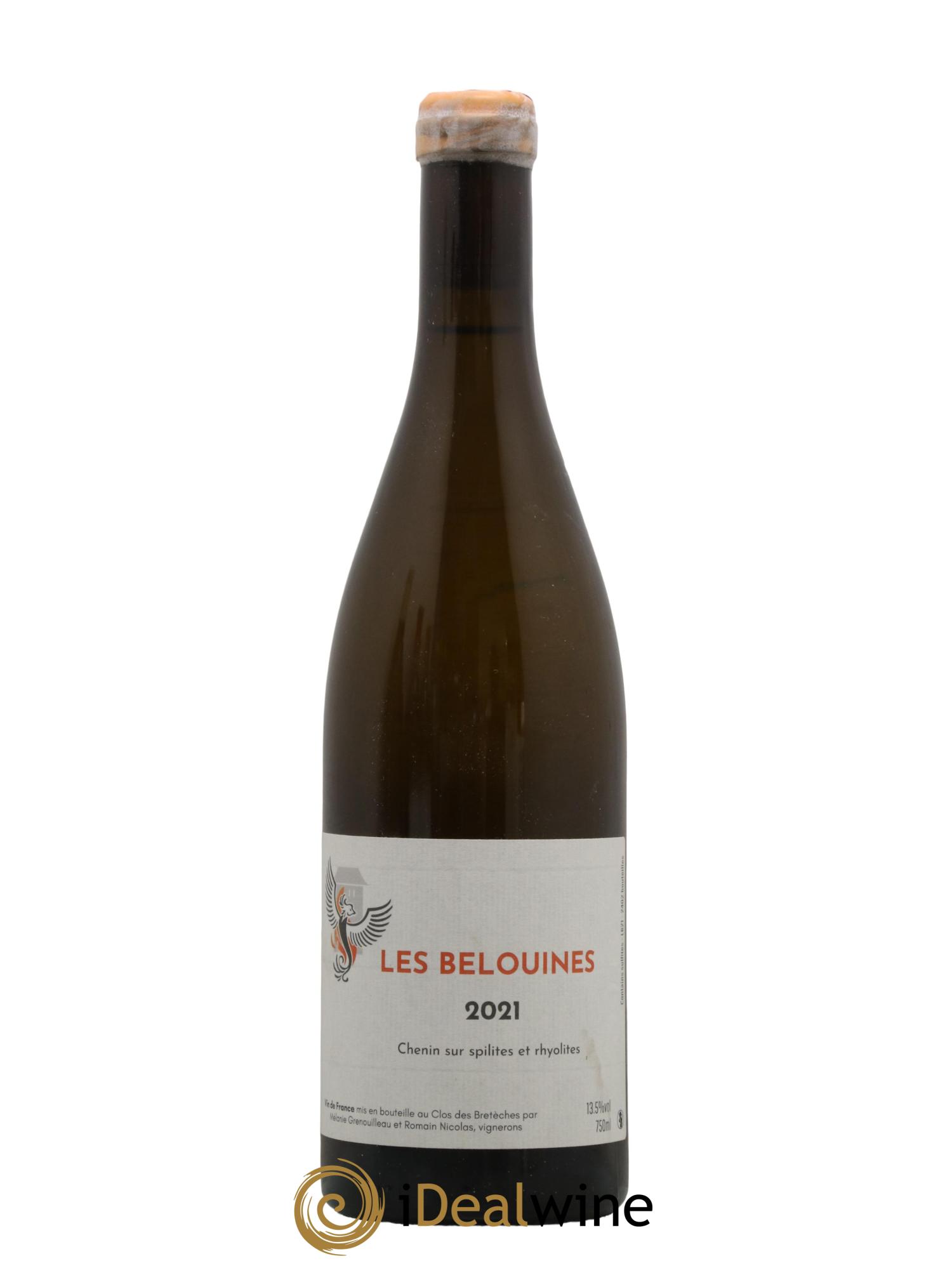 Vin de France Les Belouines Clos des Breteches 2021 - Lot de 1 bouteille - 0