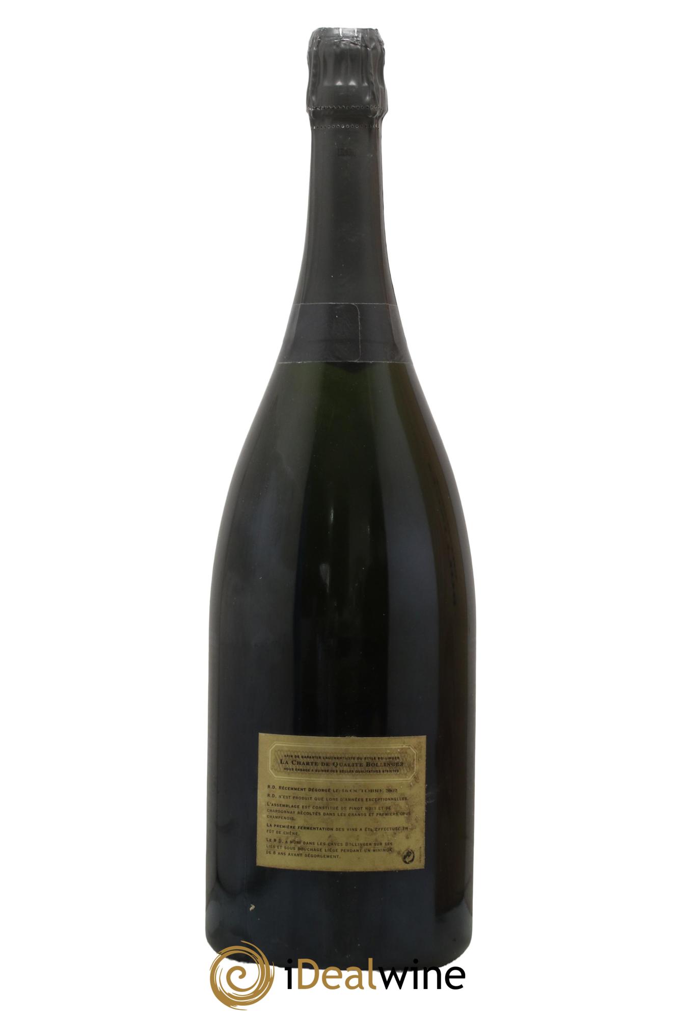 R.D. Extra-Brut Bollinger 1988 - Lot de 1 magnum - 2