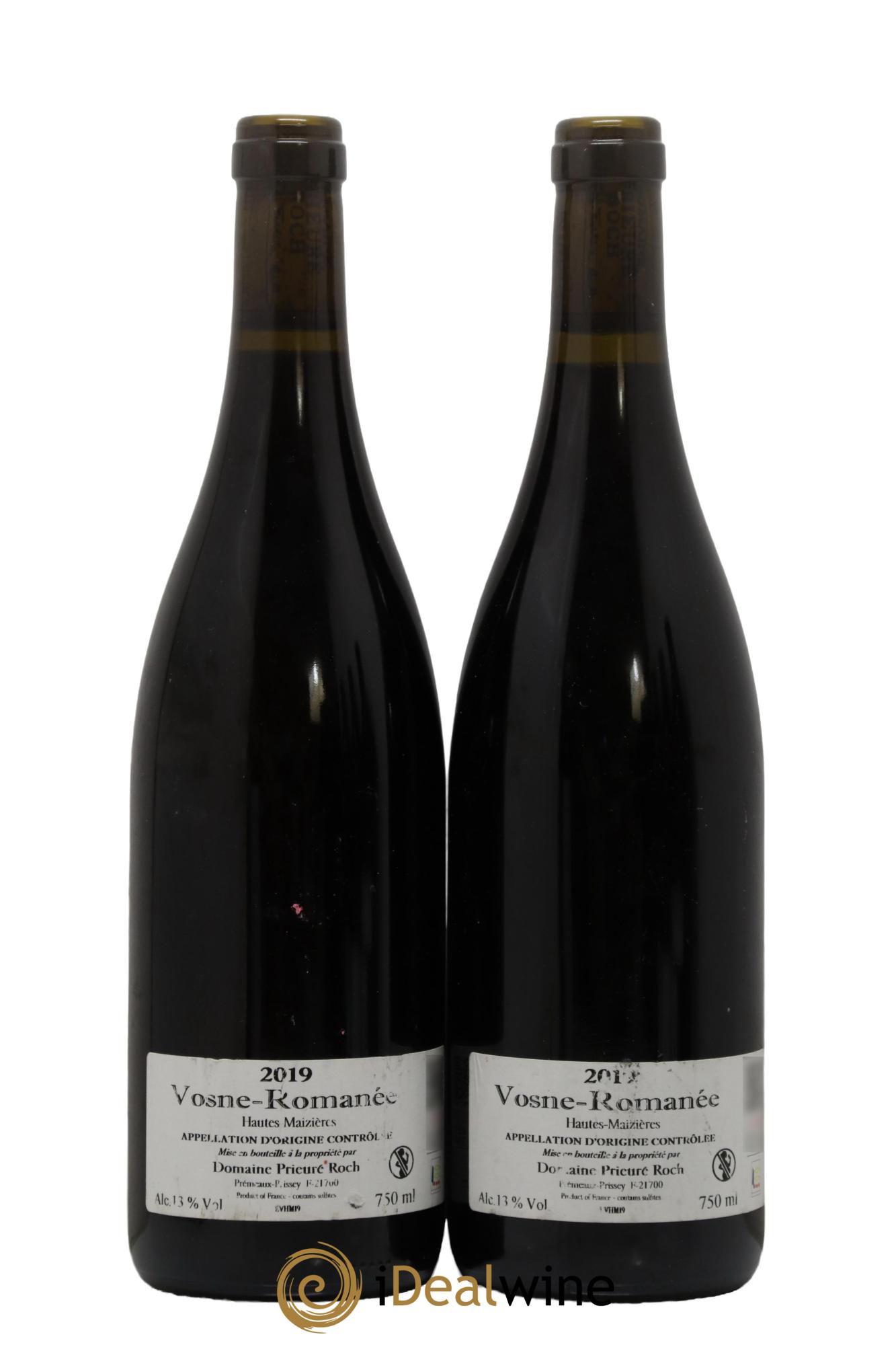 Vosne-Romanée Les Hautes Maizières Prieuré Roch  2019 - Lotto di 2 bottiglie - 1