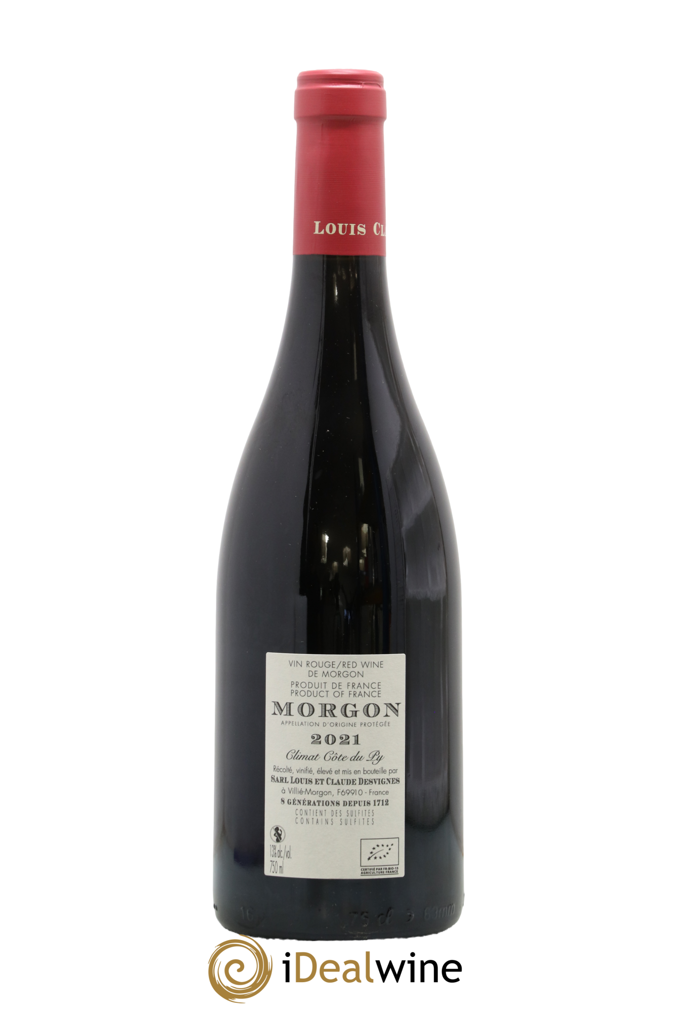 Morgon Côte du Py Louis-Claude Desvignes 2021 - Lot de 1 bouteille - 1