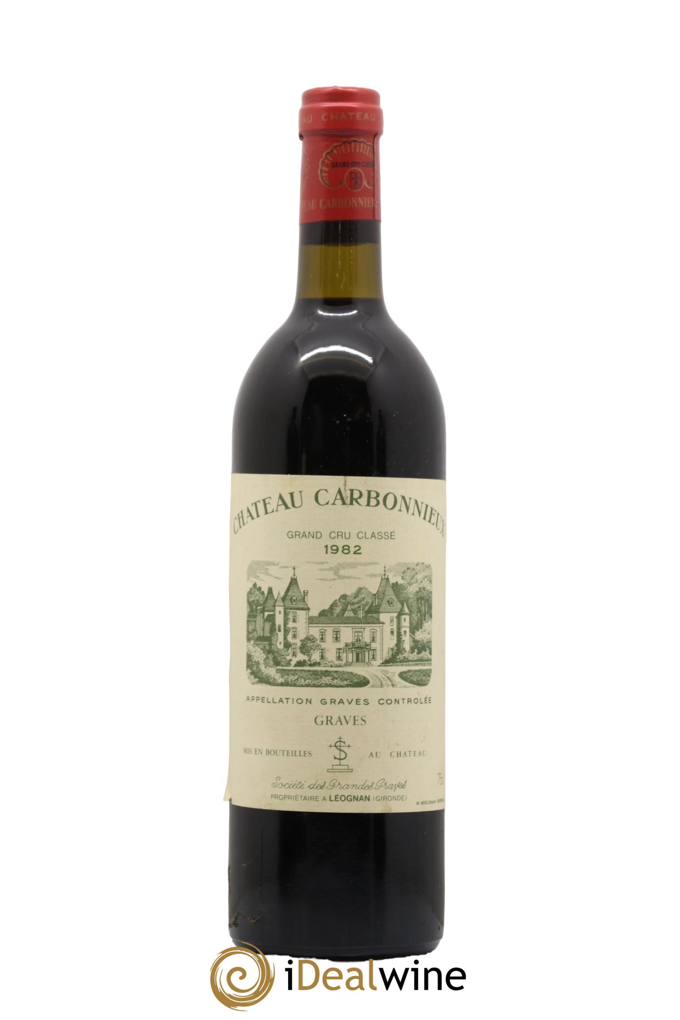 Château Carbonnieux Cru Classé de Graves 1982 - Lot de 1 bouteille - 0