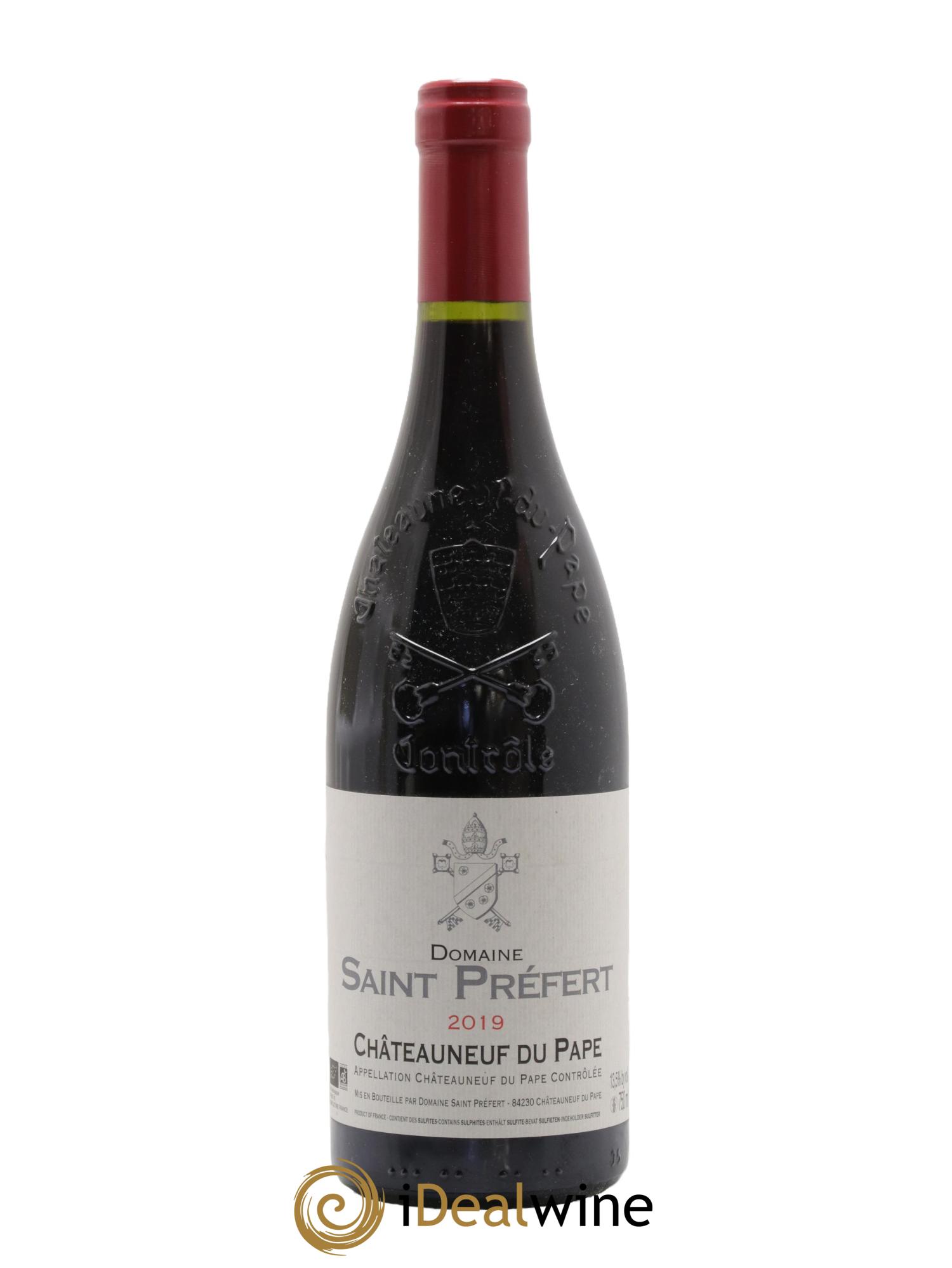 Châteauneuf-du-Pape Domaine Saint-Préfert 2019 - Lot de 1 bouteille - 0