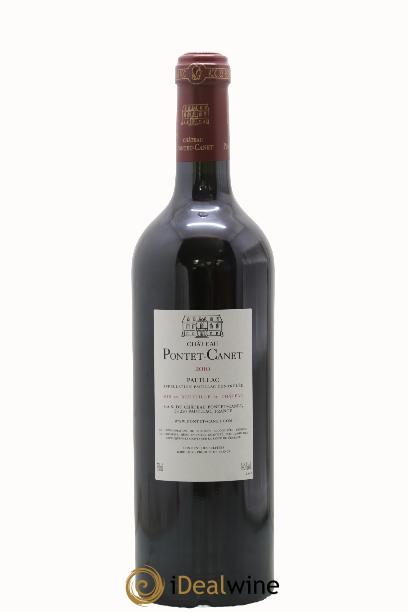 Château Pontet Canet 5ème Grand Cru Classé 2010 - Posten von 1 Flasche - 1