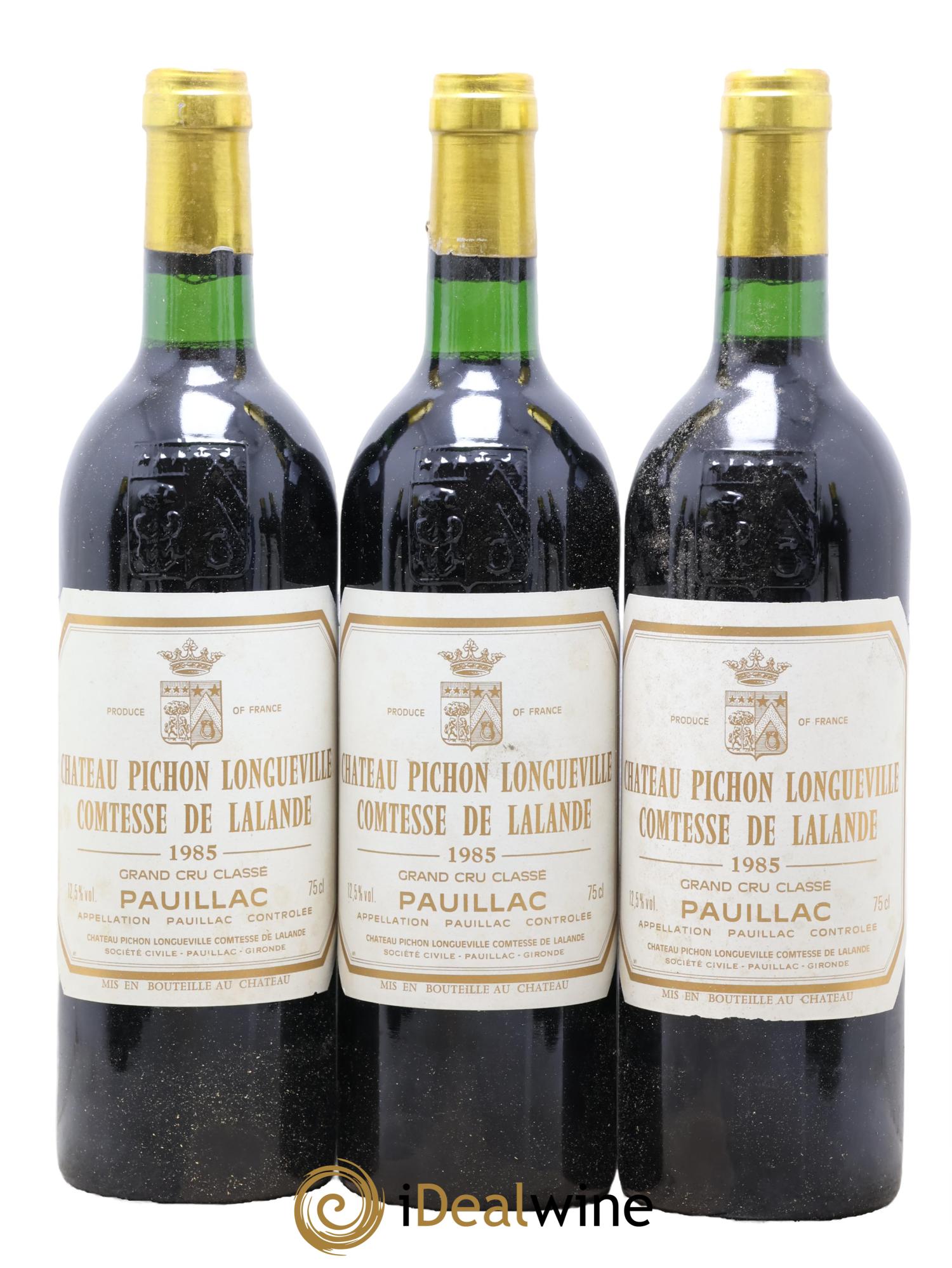 Château Pichon Longueville Comtesse de Lalande 2ème Grand Cru Classé  1985 - Lot de 12 bouteilles - 2
