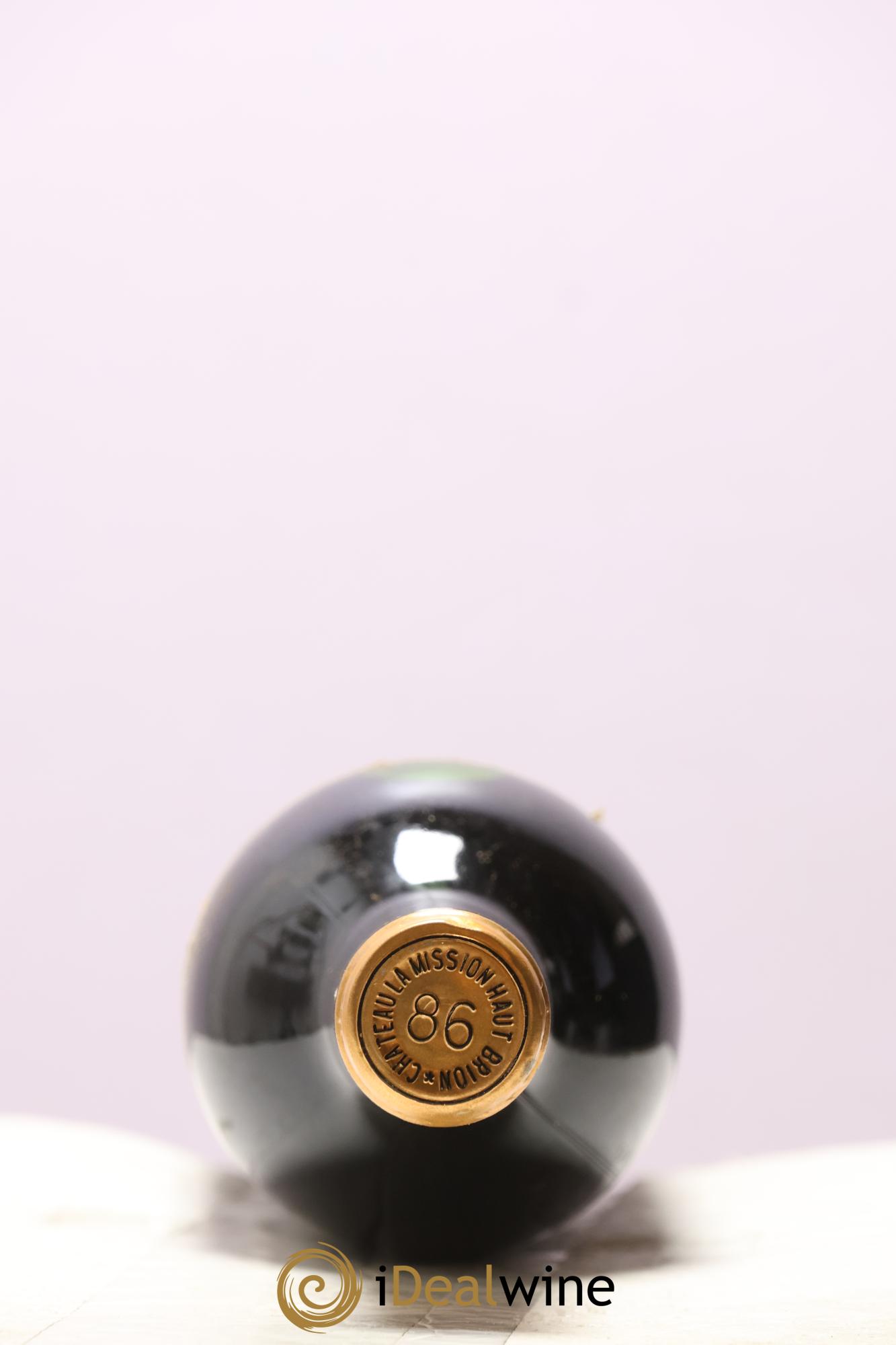 Château la Mission Haut-Brion Cru Classé de Graves 1986 - Lot of 3 bottles - 1