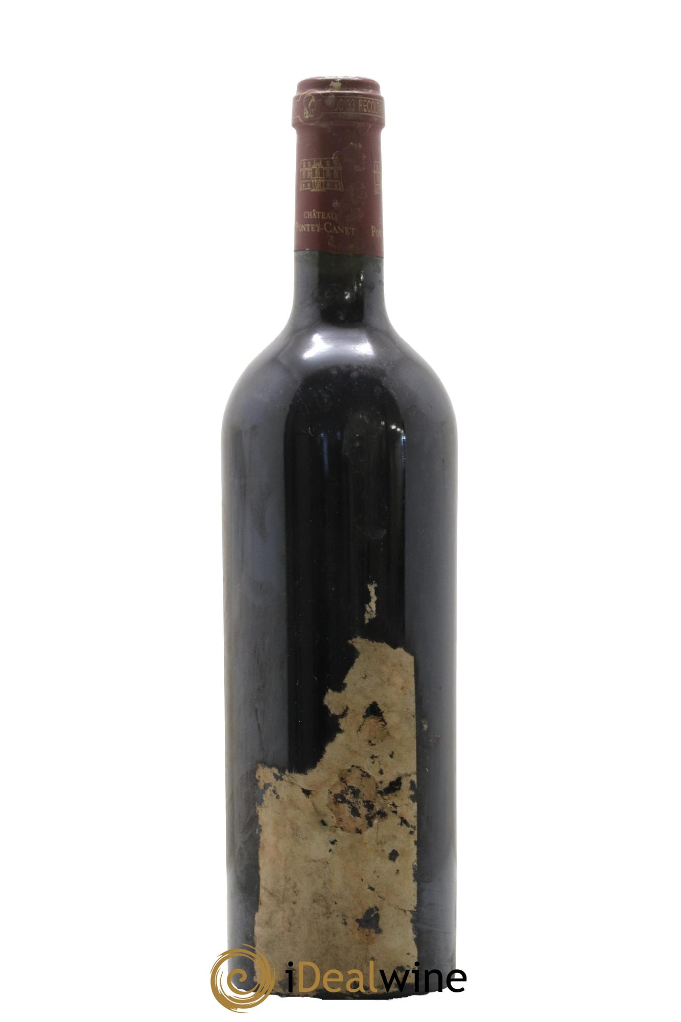 Château Pontet Canet 5ème Grand Cru Classé 2004 - Lot de 1 bouteille - 1