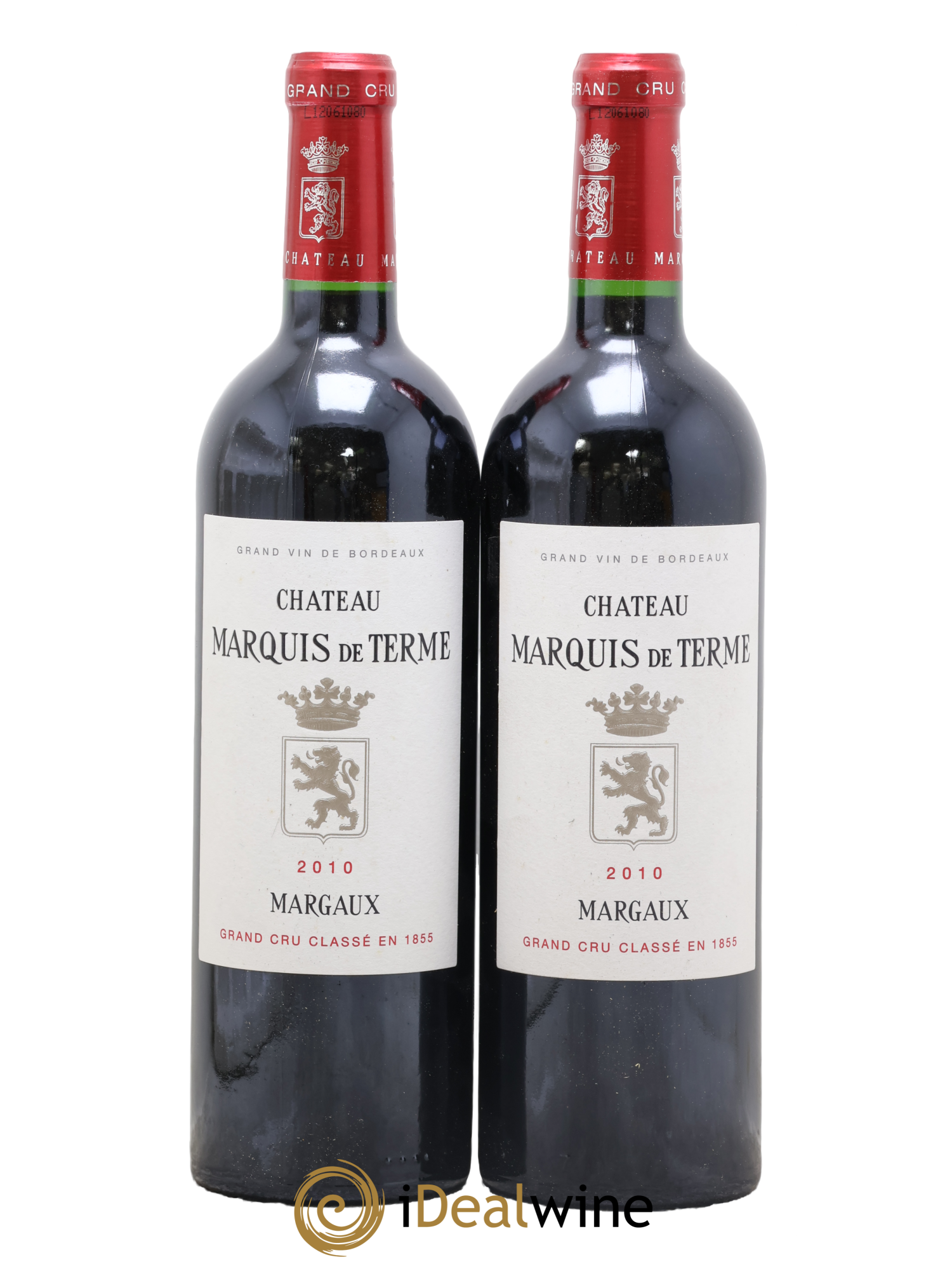 Château Marquis de Terme 4ème Grand Cru Classé 2010 - Lot de 2 bouteilles - 0