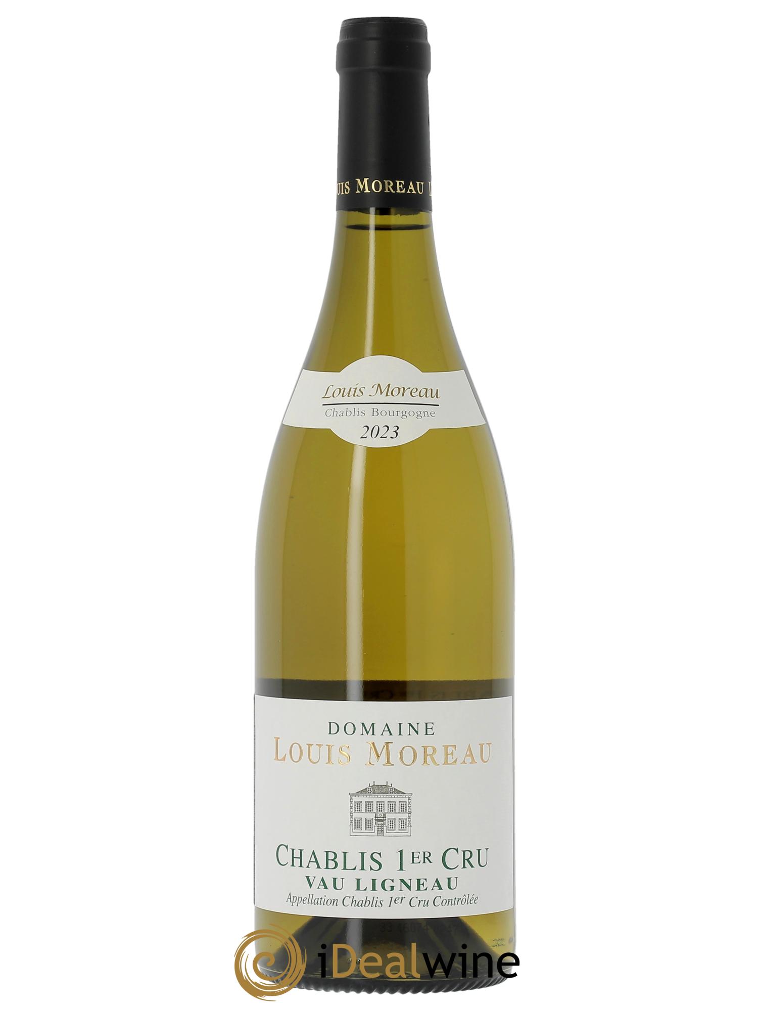 Chablis 1er Cru Vau Ligneau (anciennement Vaulignot) Louis Moreau  2023 - Lot de 1 bouteille - 0