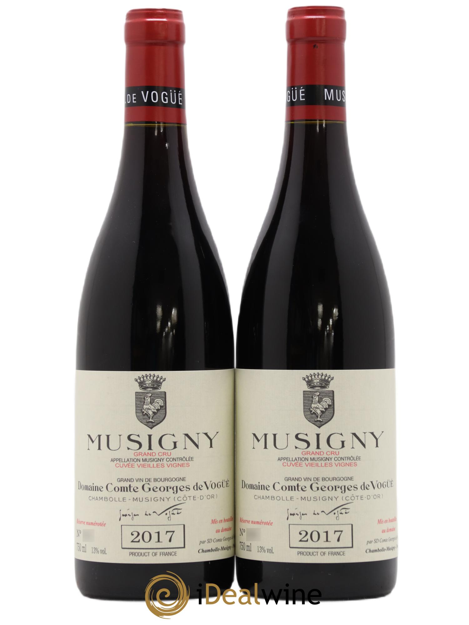 Musigny Grand Cru Cuvée Vieilles Vignes Comte Georges de Vogüé 2017 - Lot de 2 bouteilles - 0