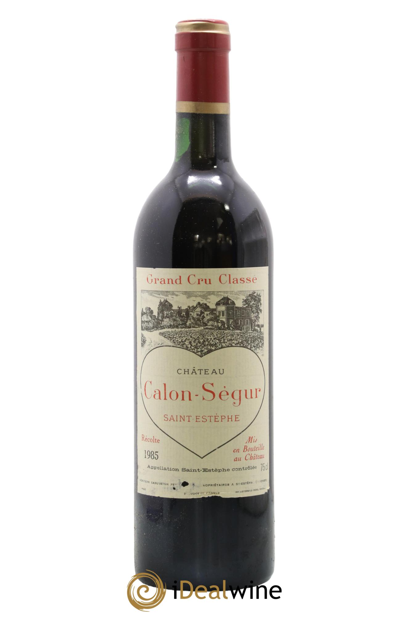 Château Calon Ségur 3ème Grand Cru Classé 1985 - Lot de 1 bouteille - 0