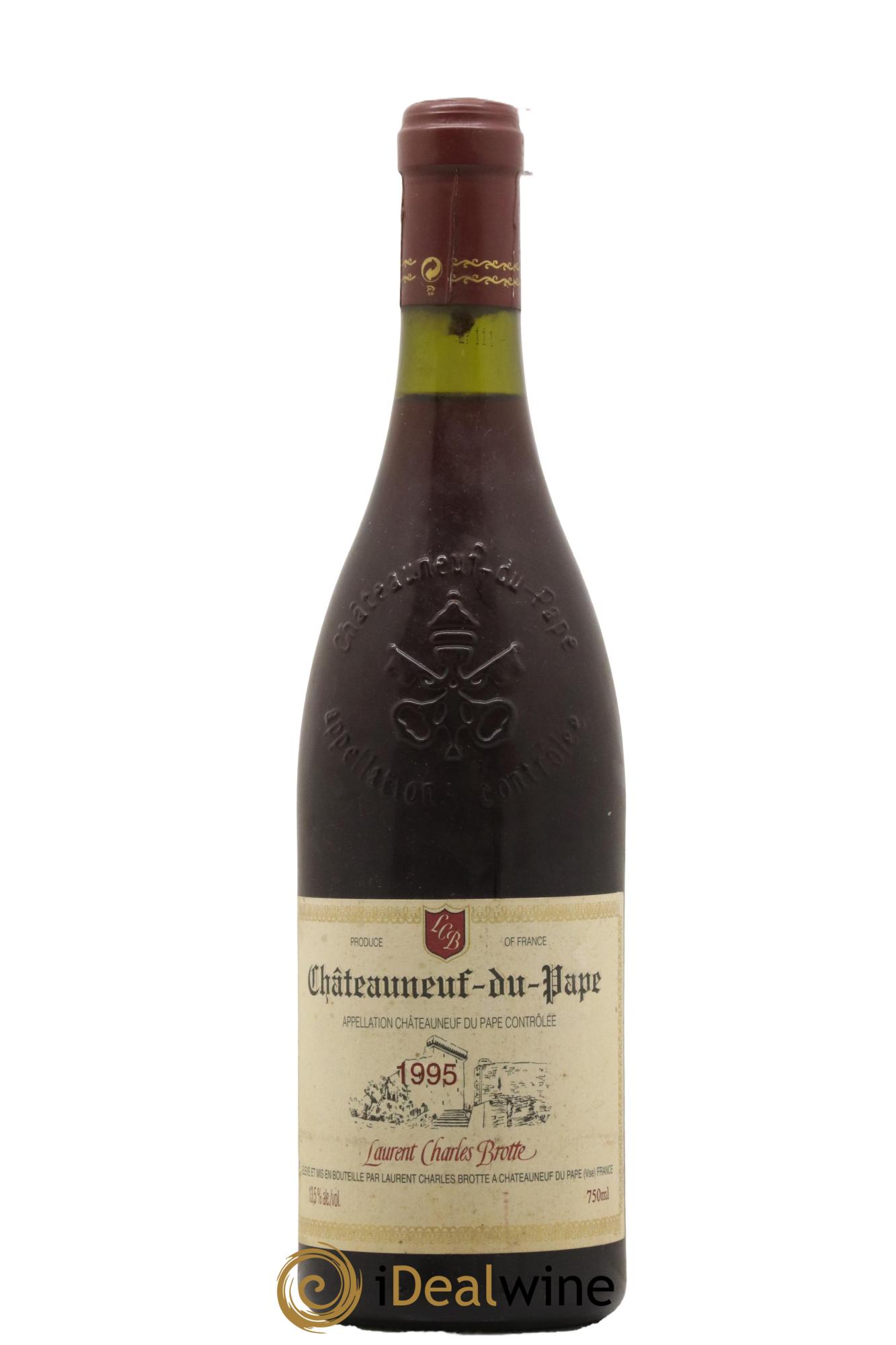 Châteauneuf-du-Pape Laurent Charles Brotte 1995 - Lot de 1 bouteille - 0