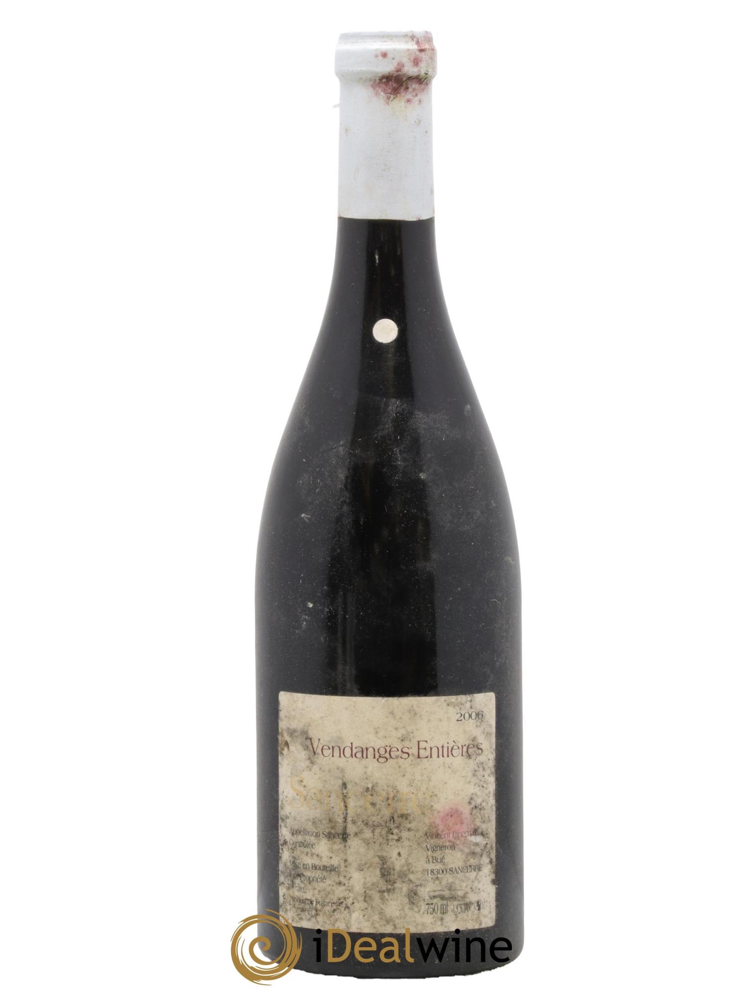 Sancerre Vendanges Entières Vincent Pinard 2006 - Lot of 1 bottle - 0