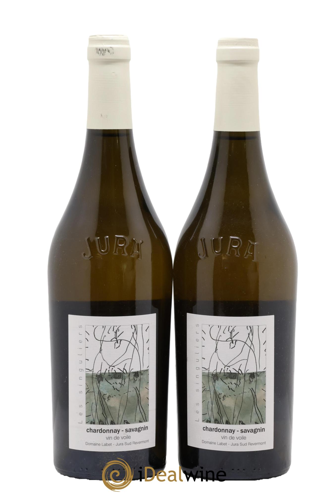 Côtes du Jura Vin de Voile Chardonnay-Savagnin Romain - Julien - Charline Labet 2019 - Lotto di 2 bottiglie - 0