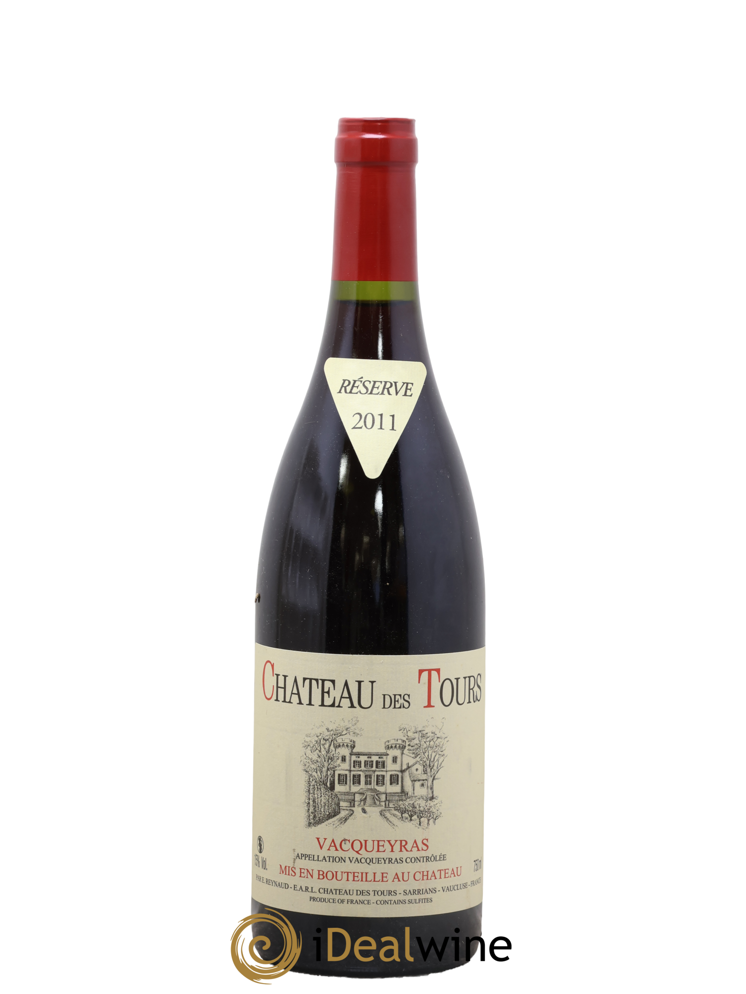 Vacqueyras Château des Tours Emmanuel Reynaud 2011 - Lot de 1 bouteille - 0