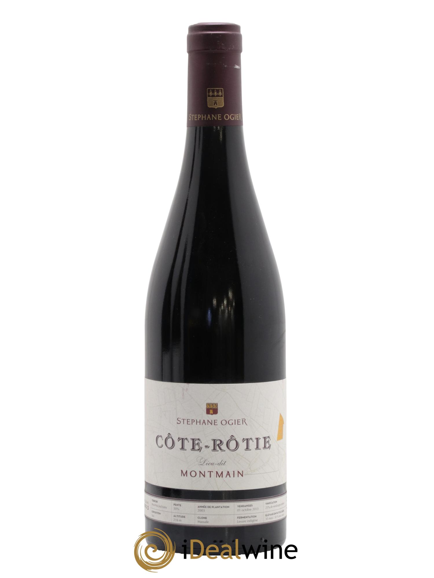 Côte-Rôtie Montmain Stéphane Ogier 2013 - Lot of 1 bottle - 0