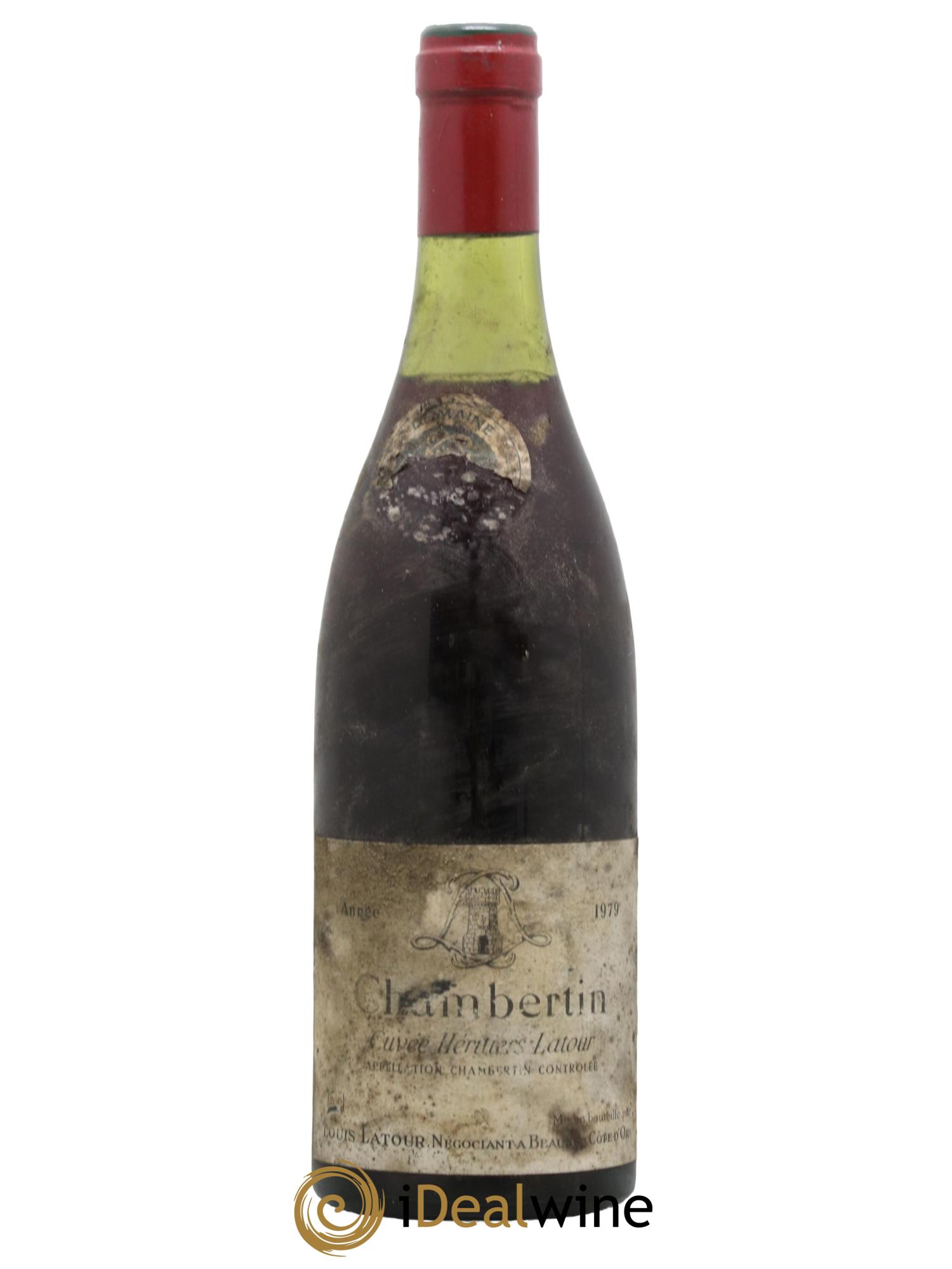 Chambertin Grand Cru Cuvée Héritiers Latour Louis Latour 1979 - Lot de 1 bouteille - 0