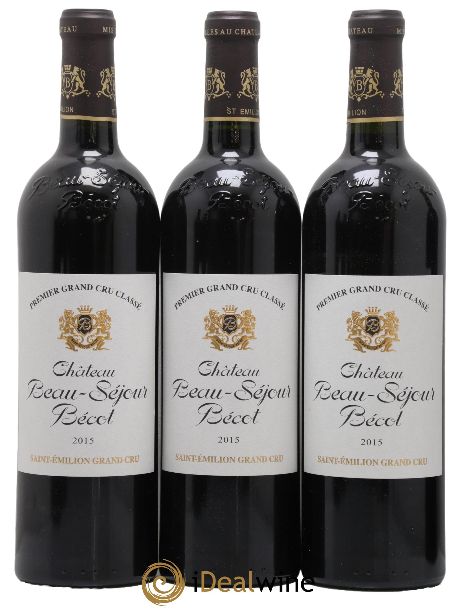 Château Beau-Séjour Bécot 1er Grand Cru Classé B 2015 - Lot de 6 bouteilles - 1