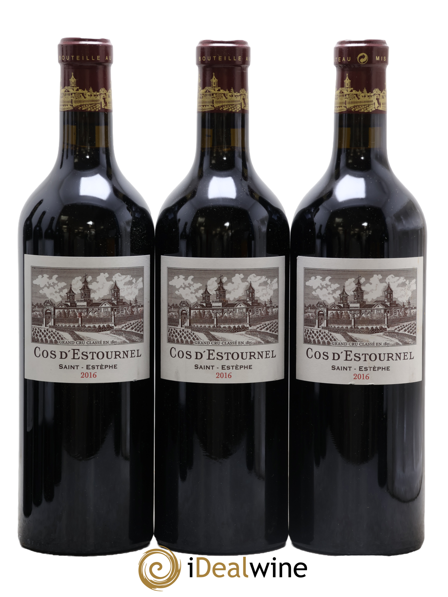 Cos d'Estournel 2ème Grand Cru Classé 2016 - Lot de 3 bouteilles - 0