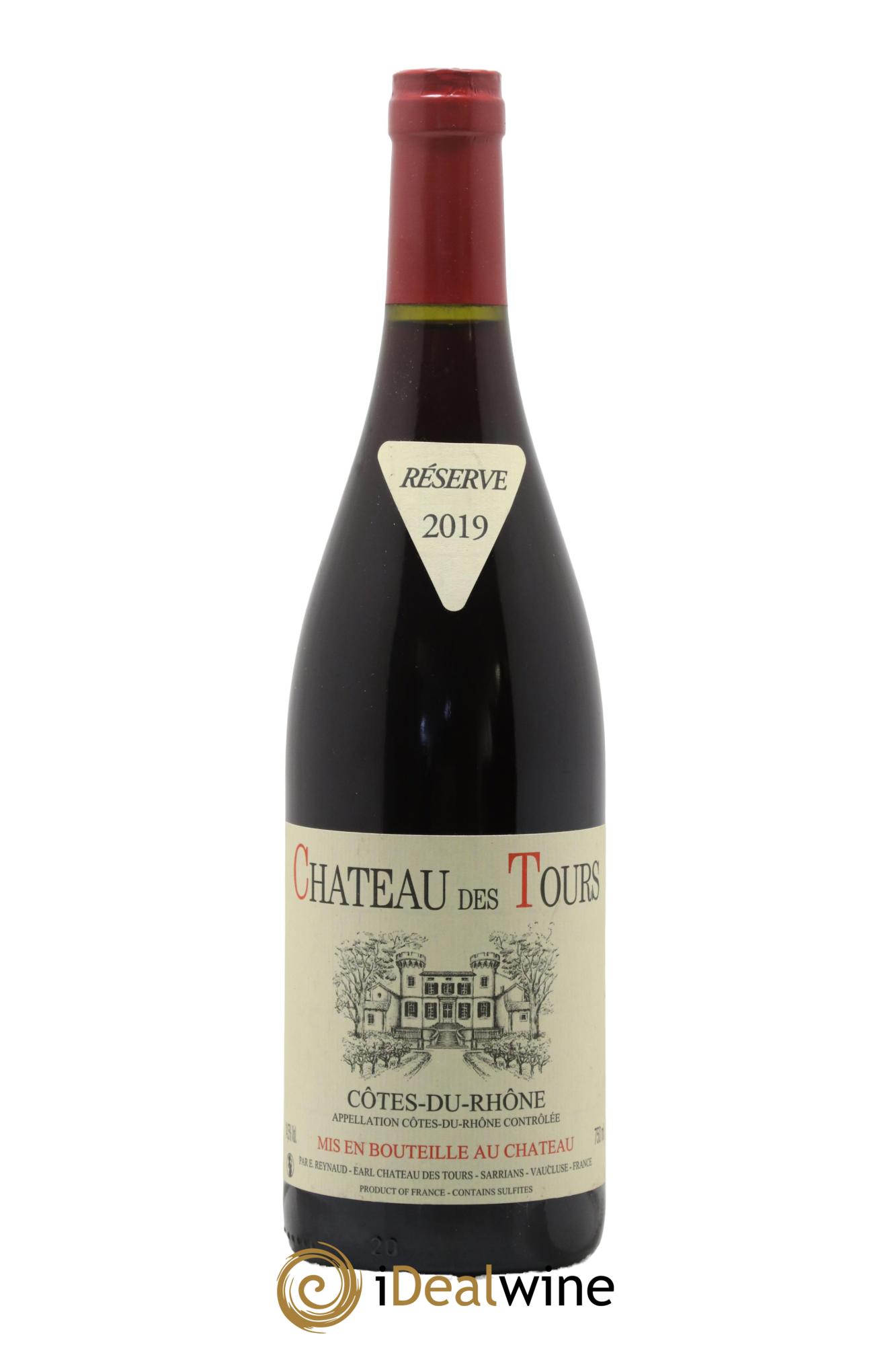 Côtes-du-Rhône Château des Tours Emmanuel Reynaud 2019 - Lot de 1 bouteille - 0