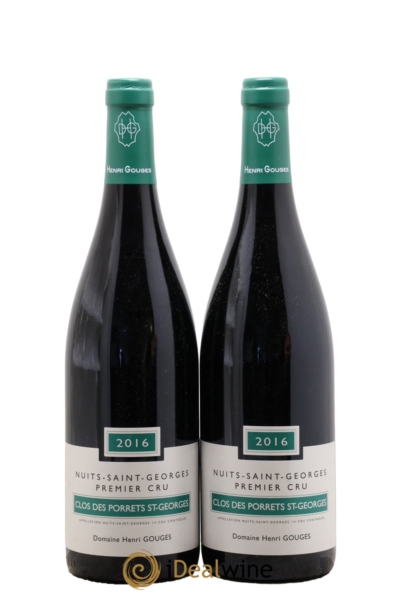 Nuits-Saint-Georges 1er Cru Clos des Porrets St Georges Henri Gouges 2016 - Lot de 2 bouteilles - 0