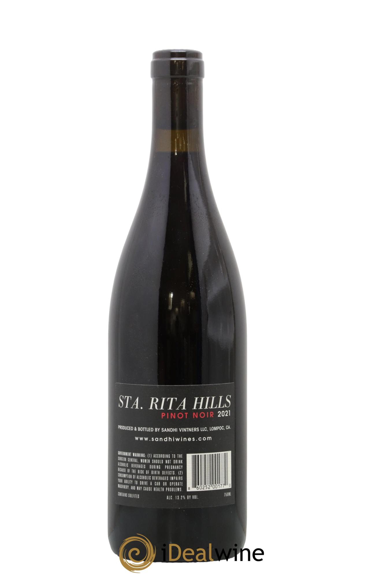 Santa Rita Hills Sandhi Wines - Rajat Parr Pinot Noir 2021 - Lotto di 1 bottiglia - 1