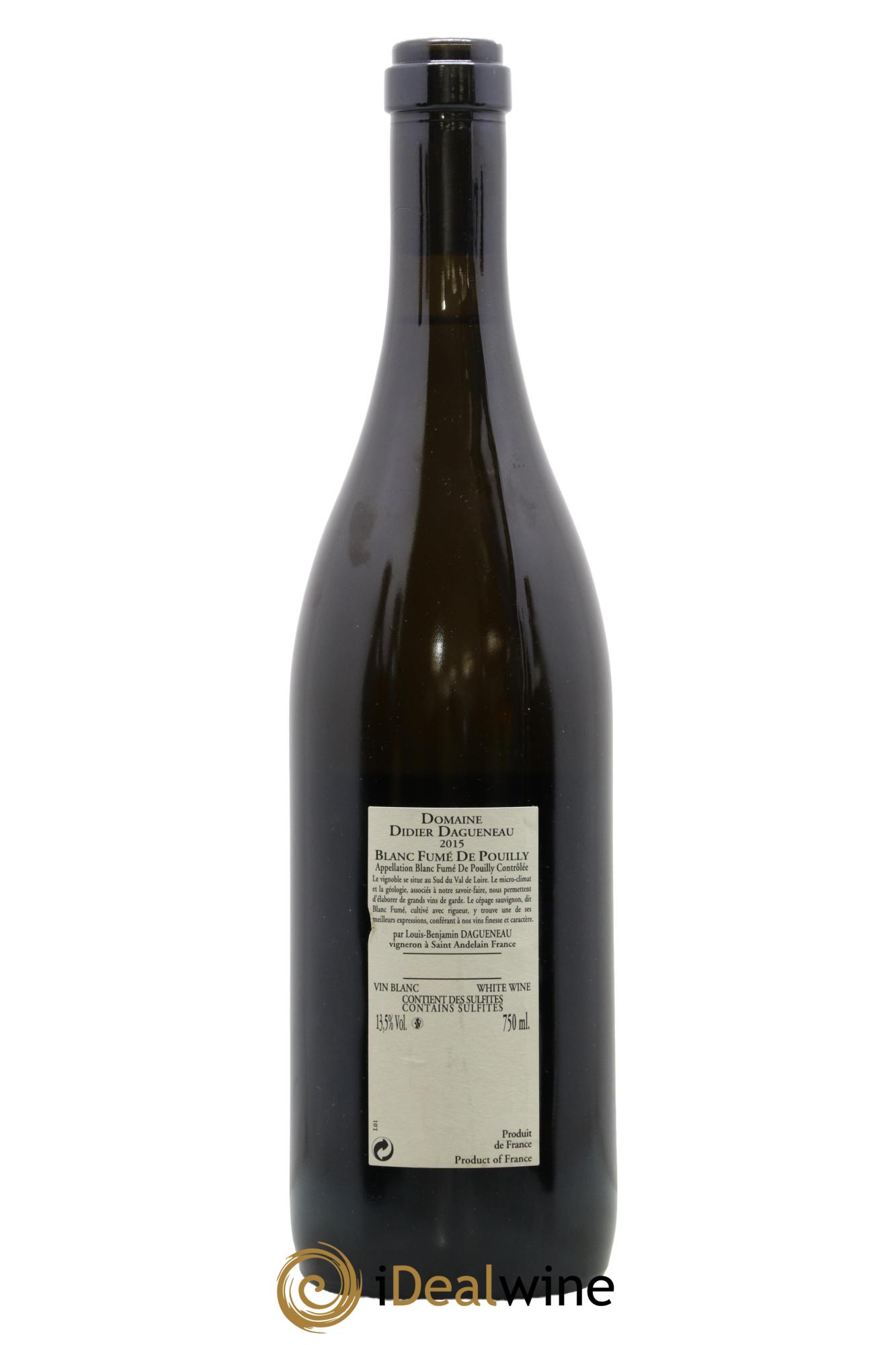 Pouilly-Fumé Buisson Renard Dagueneau (Domaine Didier - Louis-Benjamin) 2015 - Posten von 1 Flasche - 1