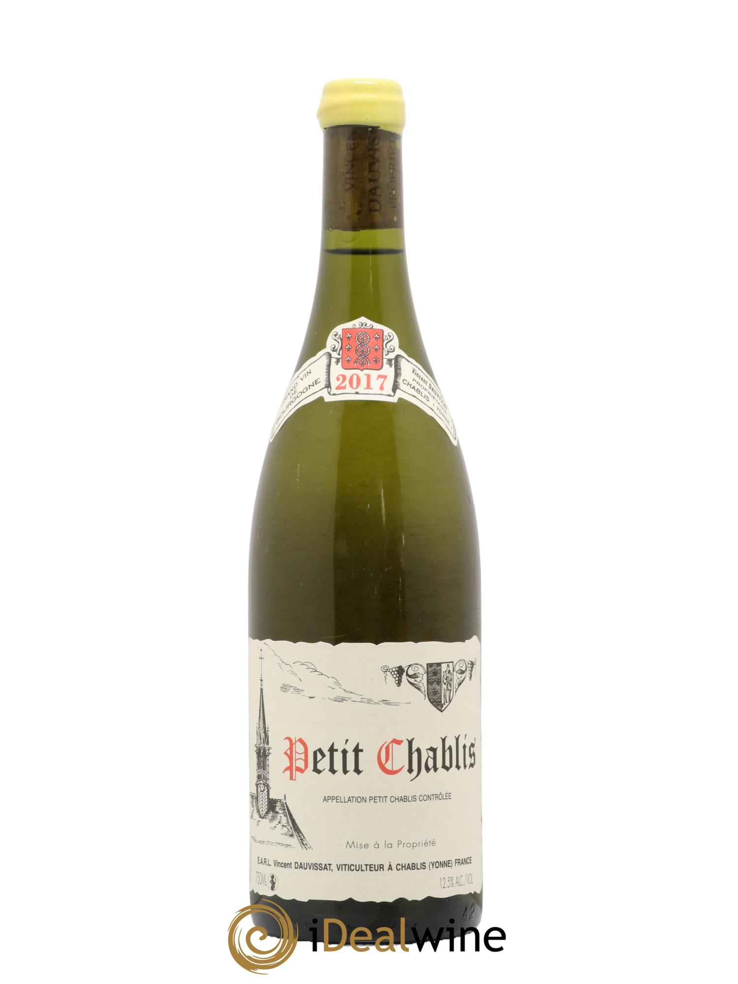 Petit Chablis Vincent Dauvissat (Domaine) 2017 - Lot de 1 bouteille - 0