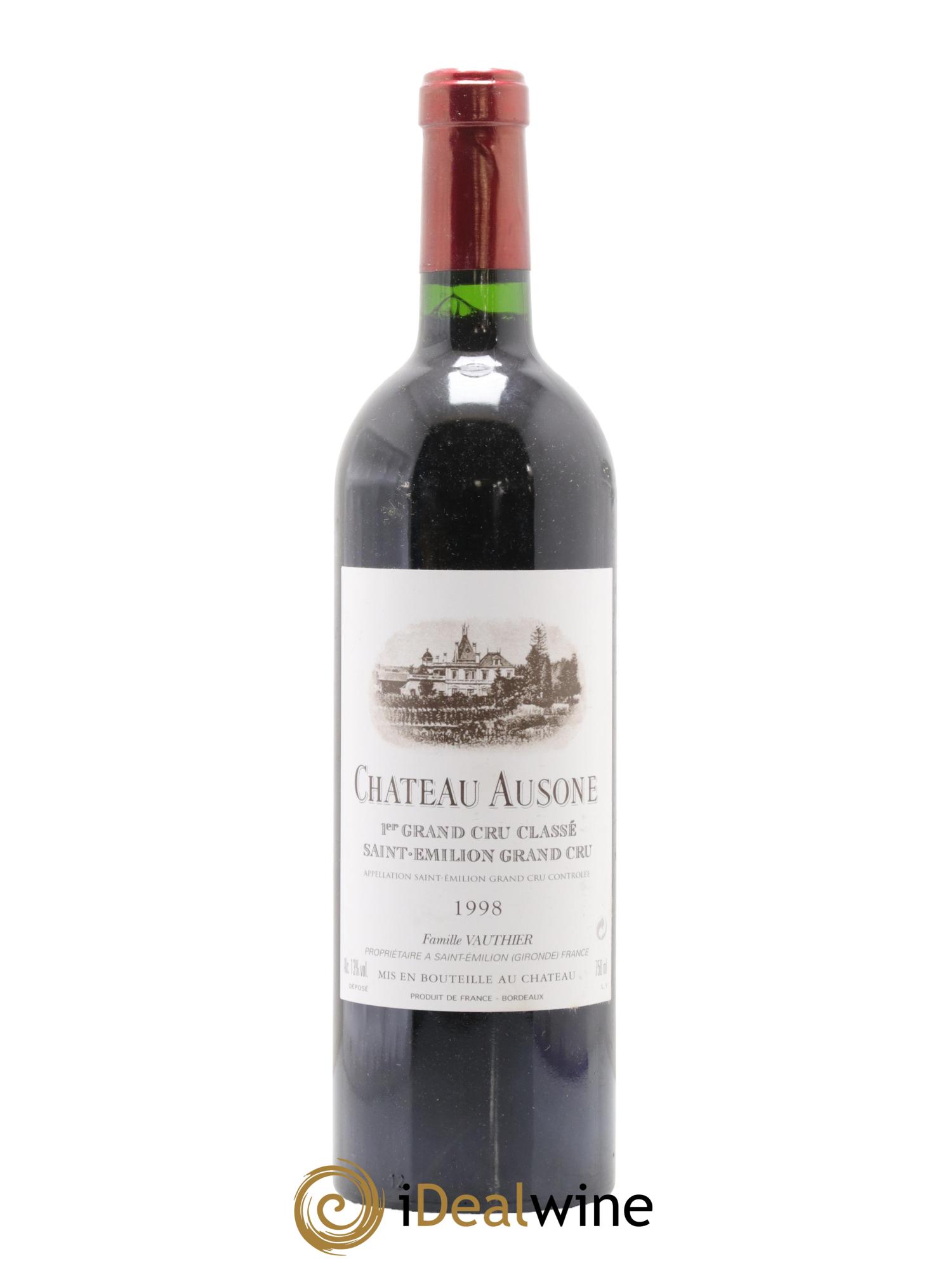 Château Ausone 1er Grand Cru Classé A 1998 - Lot de 1 bouteille - 0