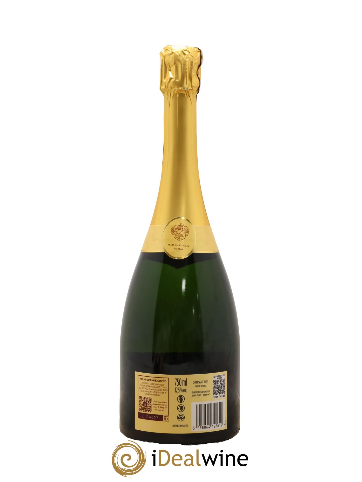 Grande Cuvée Brut - 173ème édition Krug Grande Cuvée Brut 173ème Edition - Lot de 1 bouteille - 1