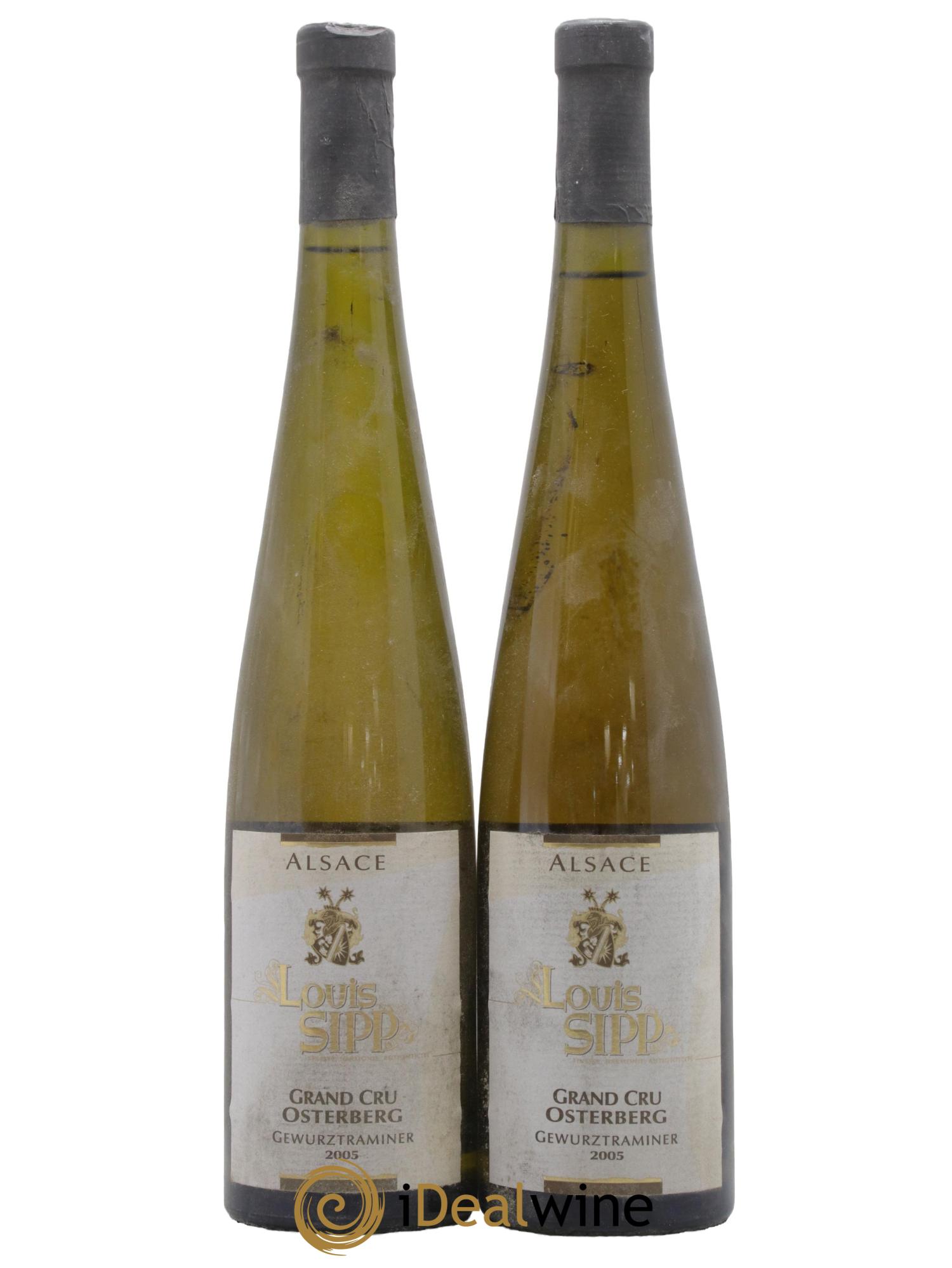 Alsace Gewurtztraminer Grand Cru Osterberg Louis Sipp 2005 - Lot de 2 bouteilles - 0