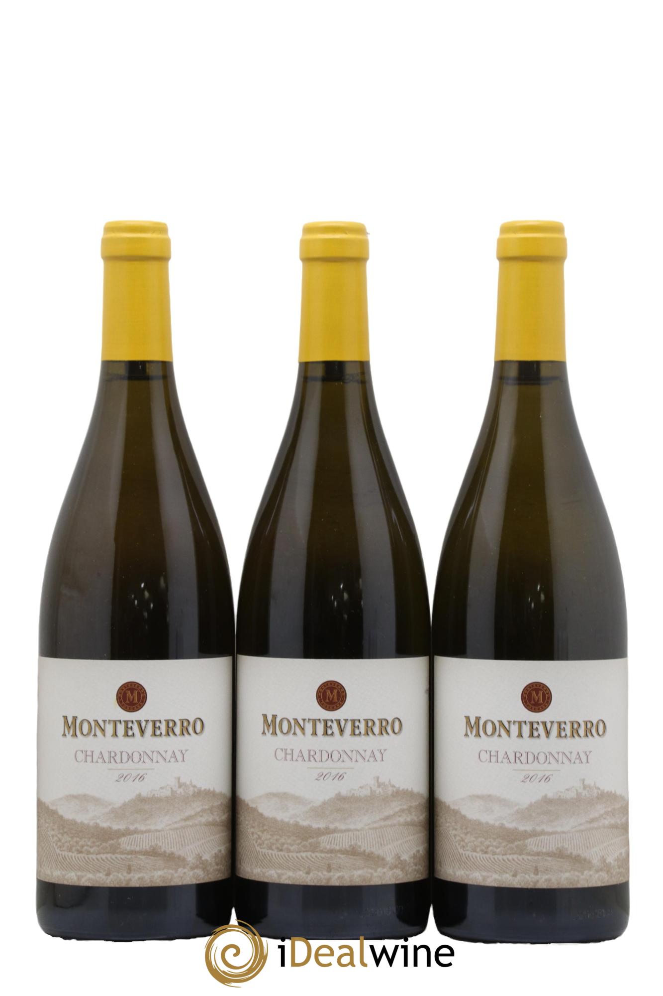 Italie IGT Toscana Chardonnay Monteverro 2016 - Lot de 3 bouteilles - 0
