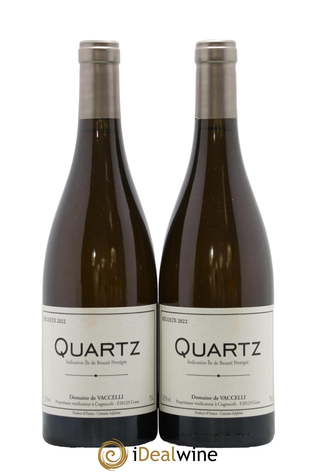 Ile de Beauté Quartz Vaccelli 2022 - Lot de 2 bouteilles - 0