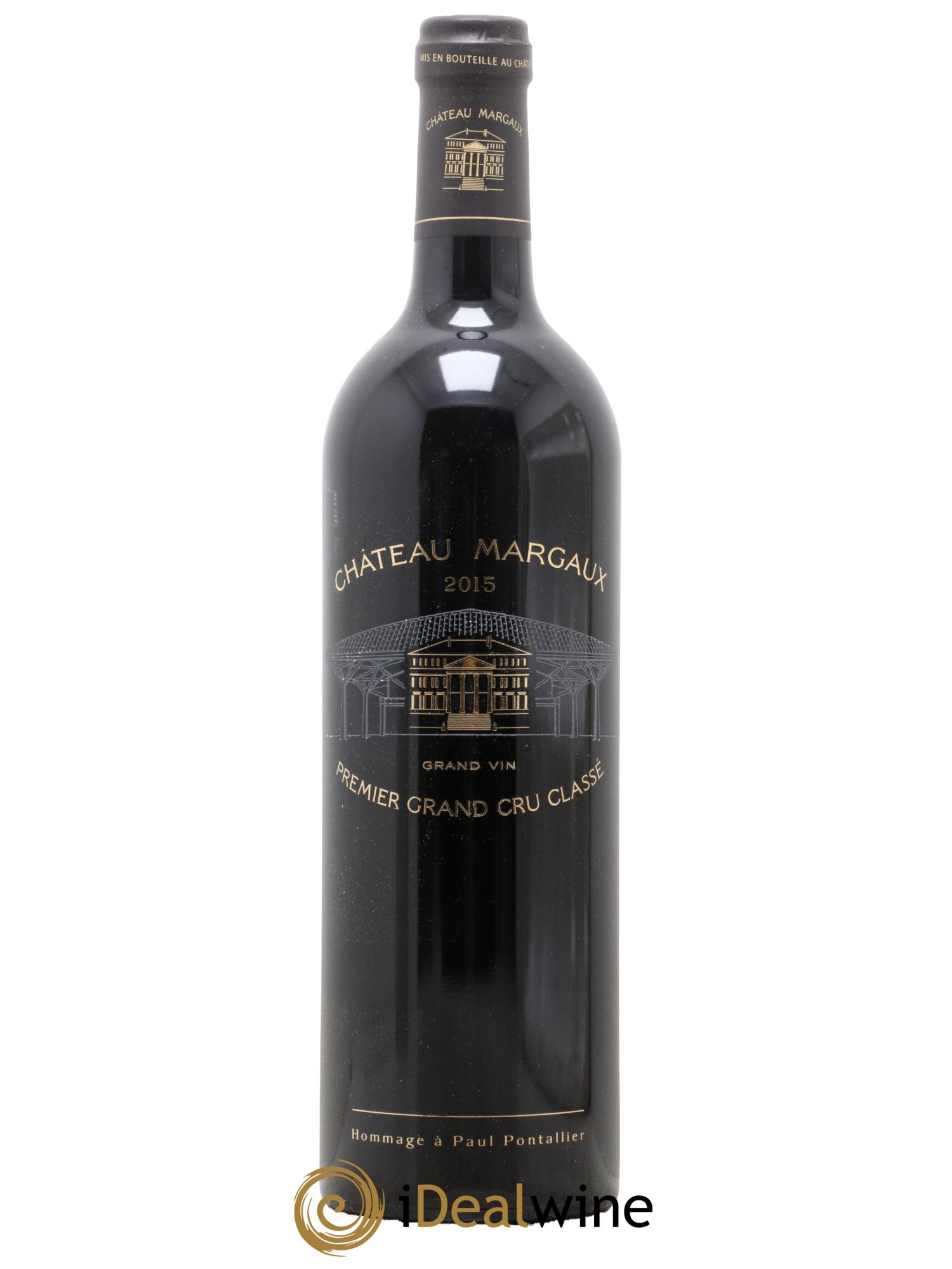 Château Margaux 1er Grand Cru Classé 2015 - Lot de 1 bouteille - 0