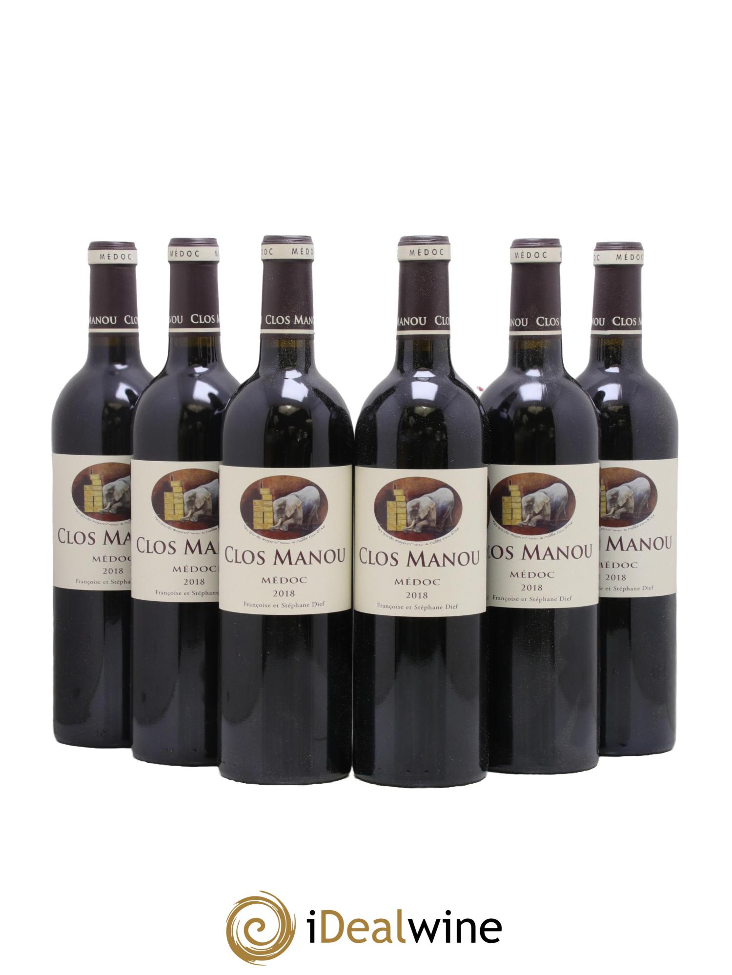 Clos Manou 2018 - Lot de 6 bouteilles - 0