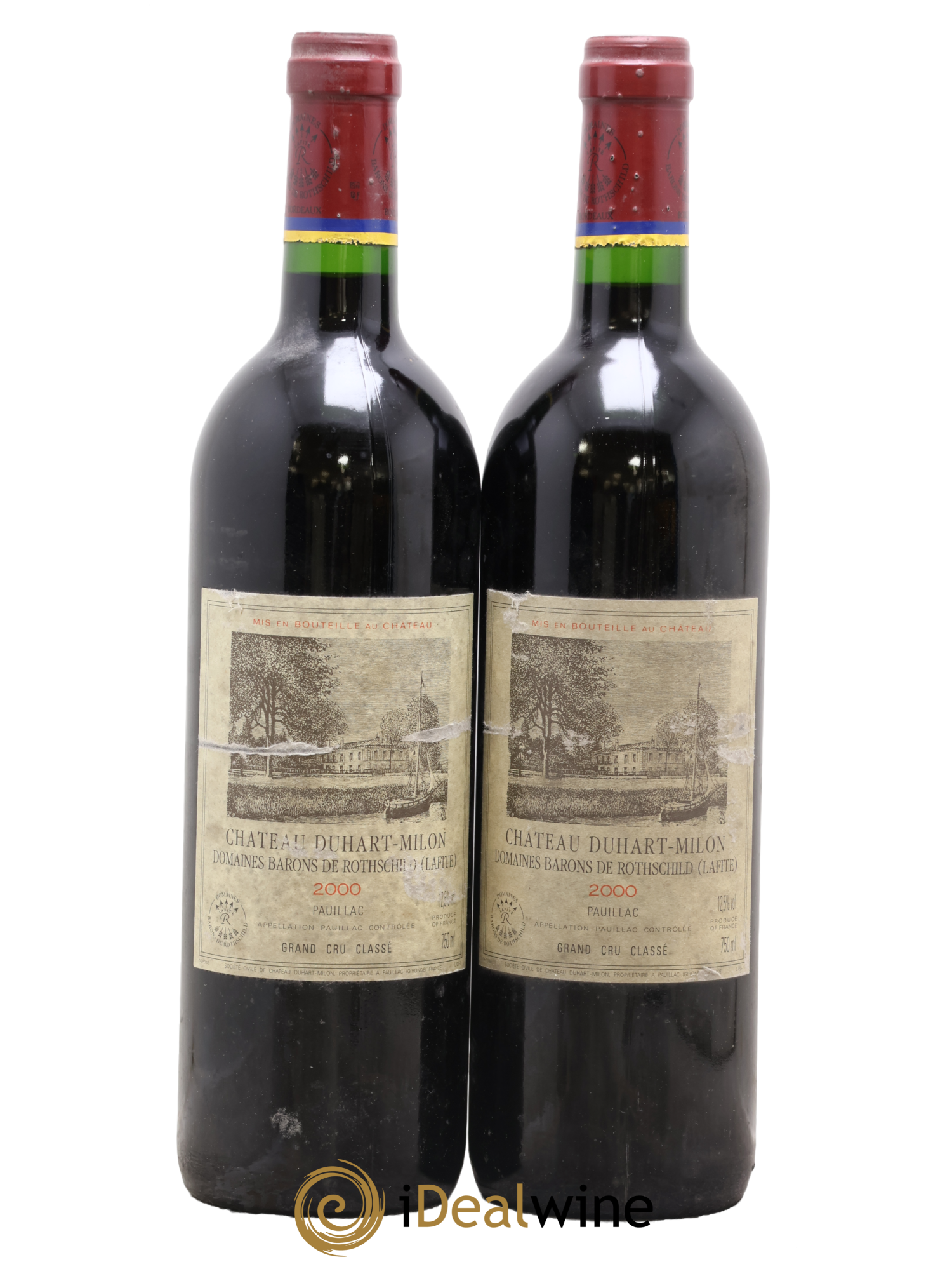 Château Duhart-Milon 4ème Grand Cru Classé 2000 - Lot de 2 bouteilles - 0