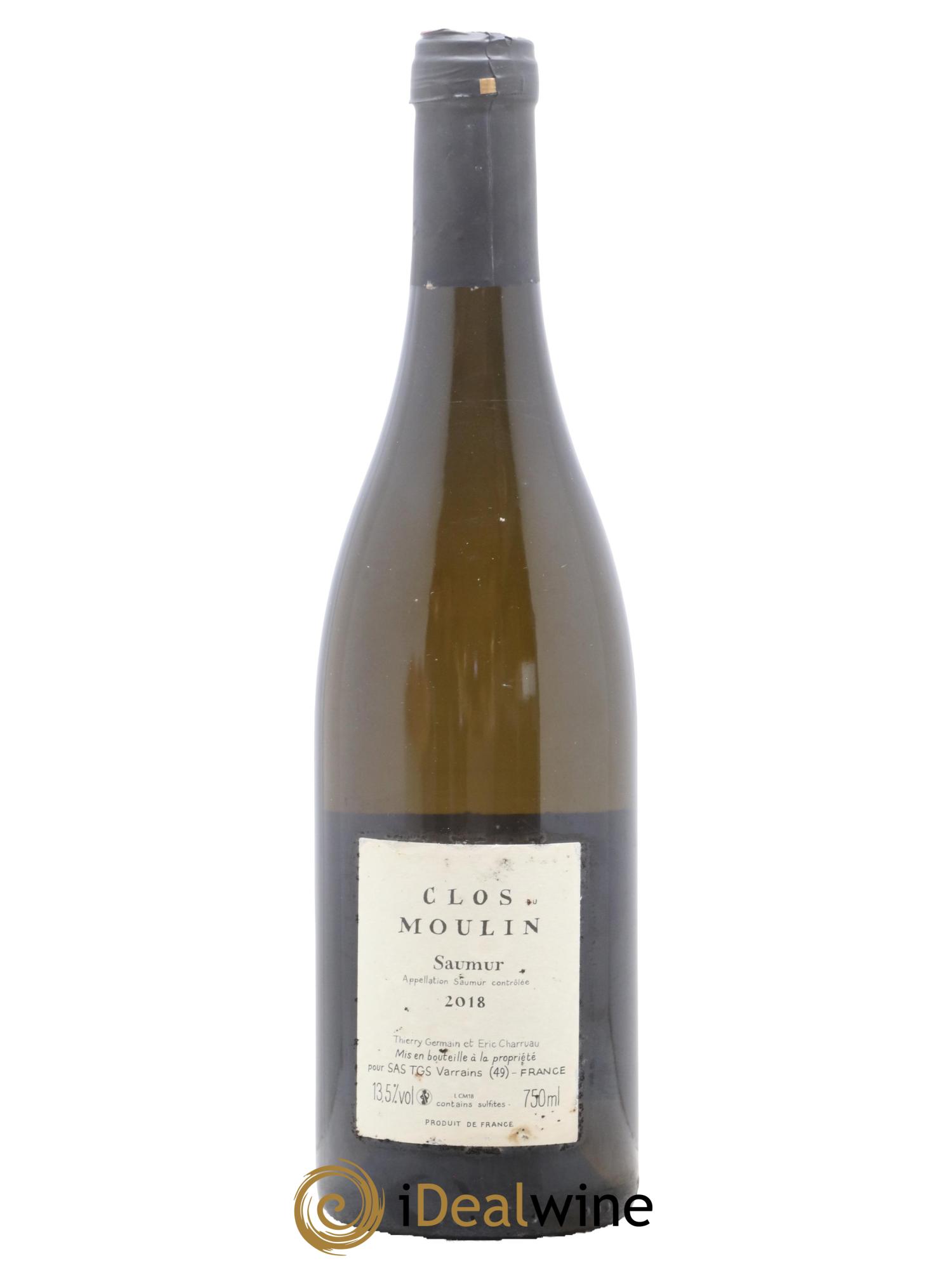 Saumur Clos du Moulin Domaine des Roches Neuves - Thierry Germain 2018 - Lot de 1 bouteille - 1