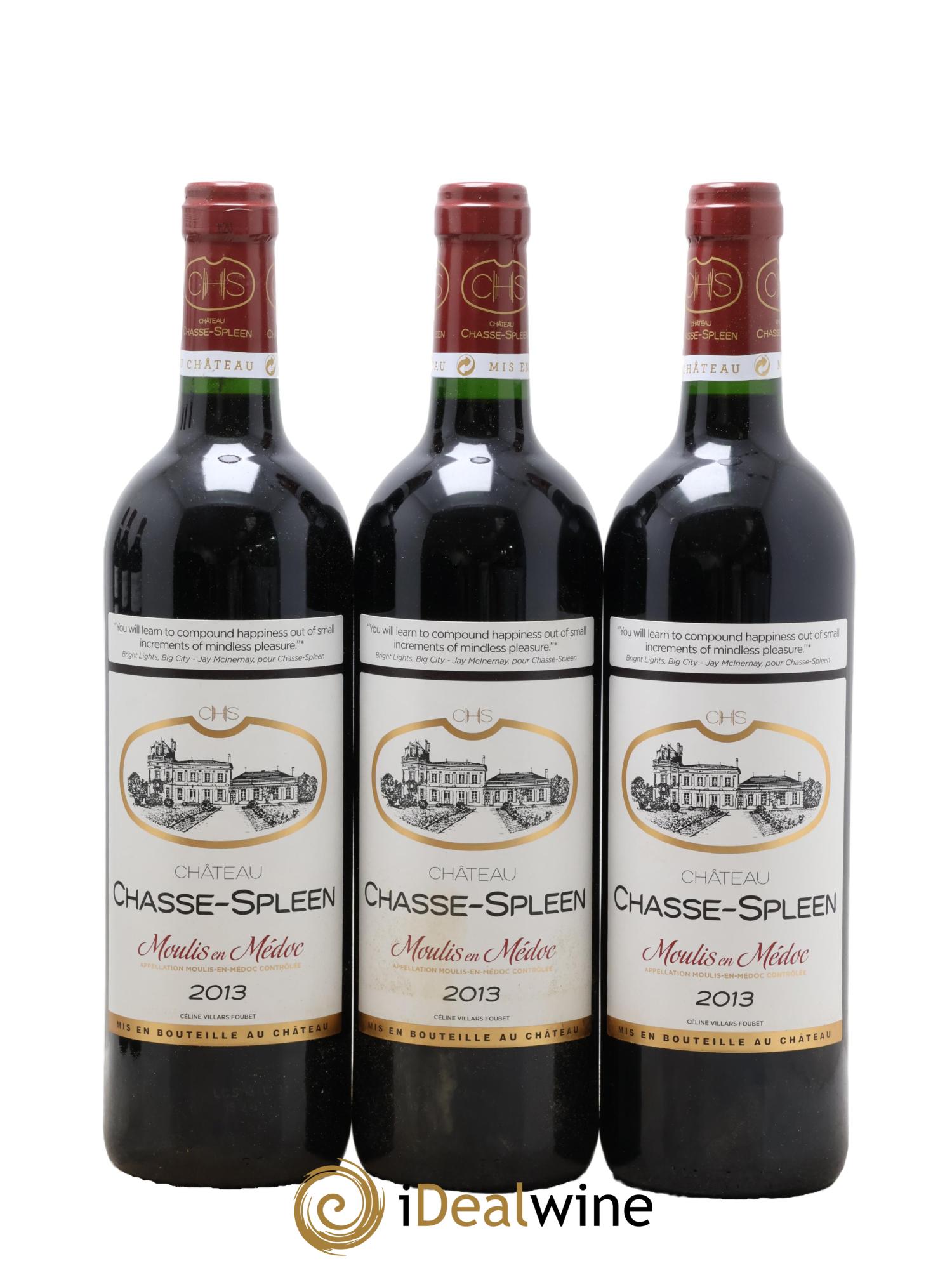 Château Chasse Spleen 2013 - Posten von 12 Flaschen - 3