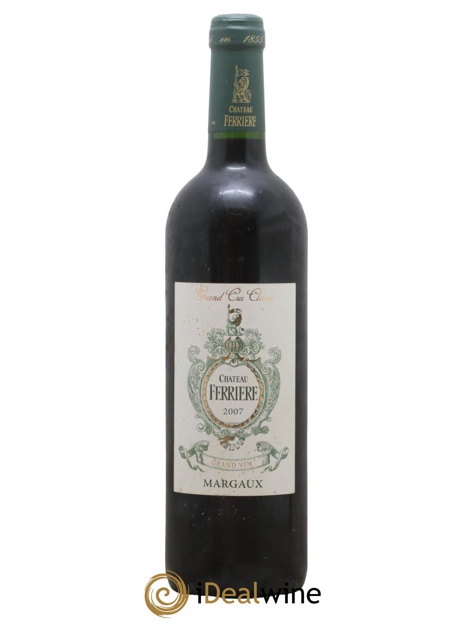 Château Ferrière 3ème Grand Cru Classé 2007 - Lot de 1 bouteille - 0