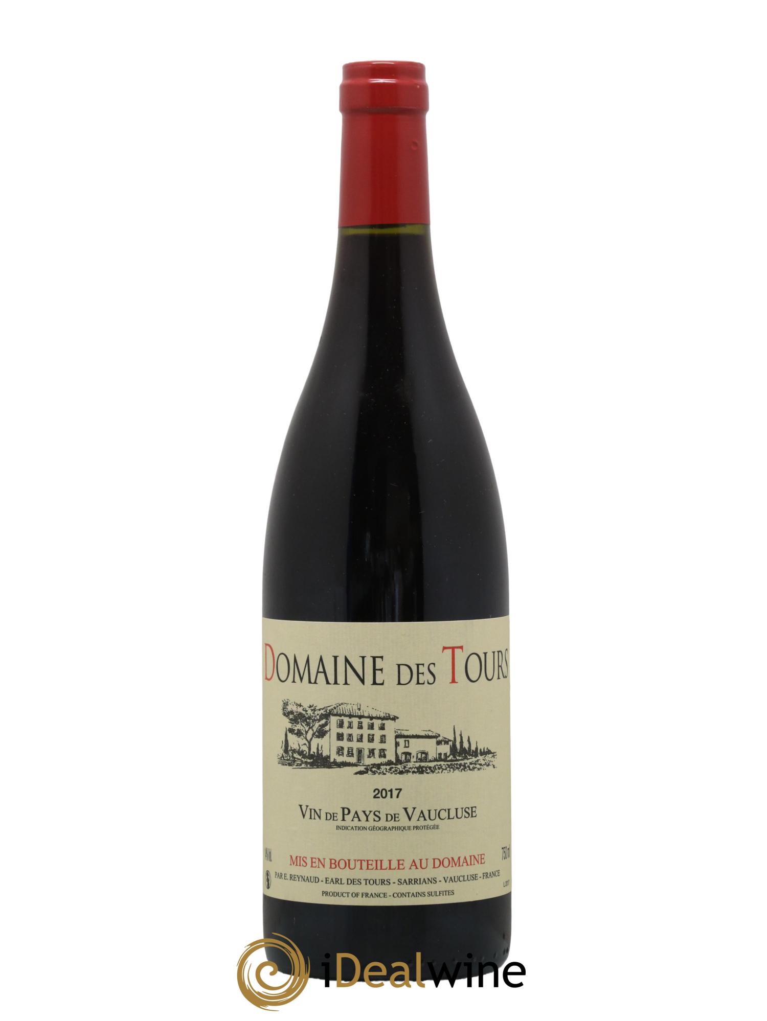 Vaucluse (Vin de Pays de Vaucluse) Domaine des Tours Emmanuel Reynaud 2017 - Lot de 1 bouteille - 0