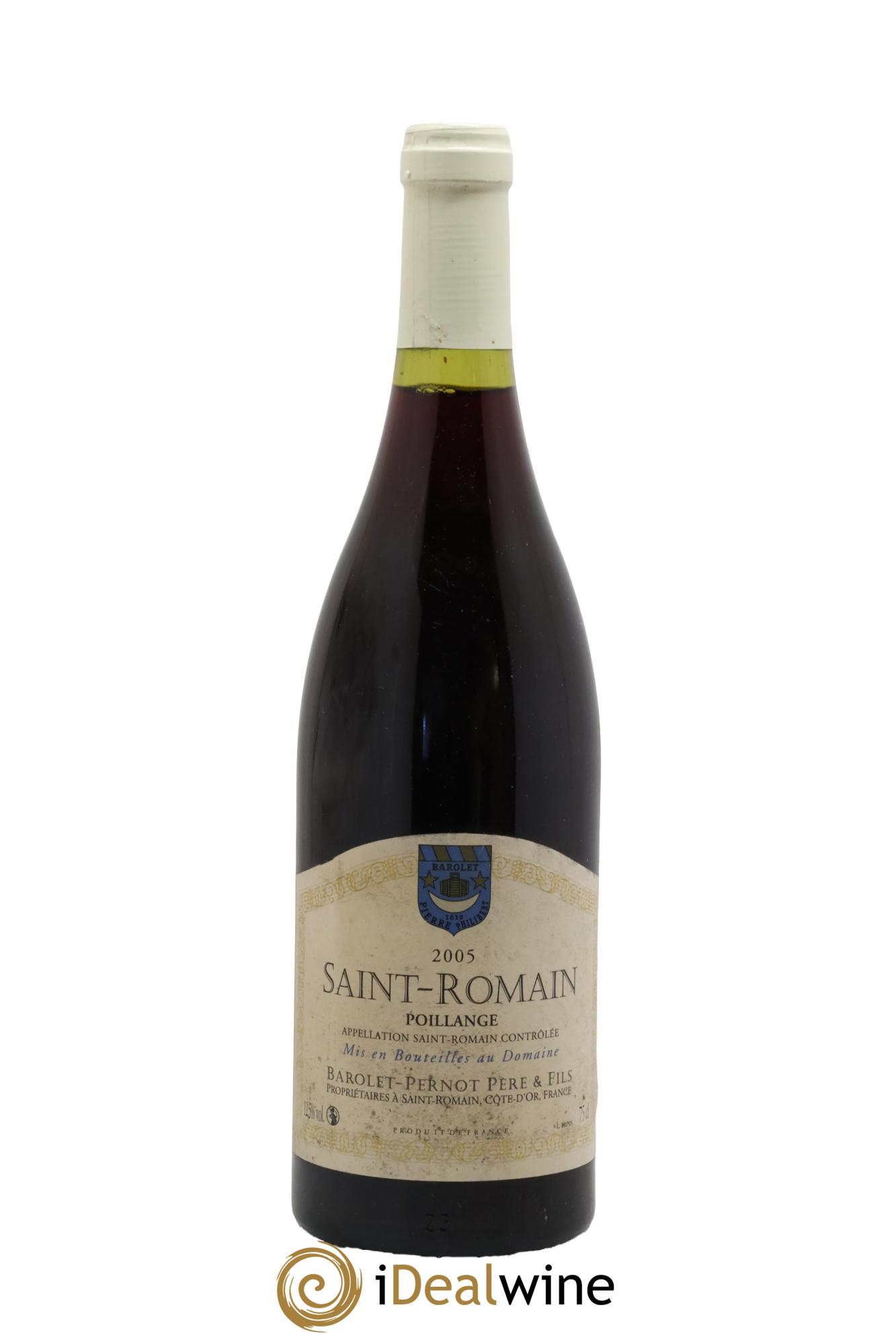 Saint-Romain Poillange Barolet-Pernot 2005 - Lot de 1 bouteille - 0
